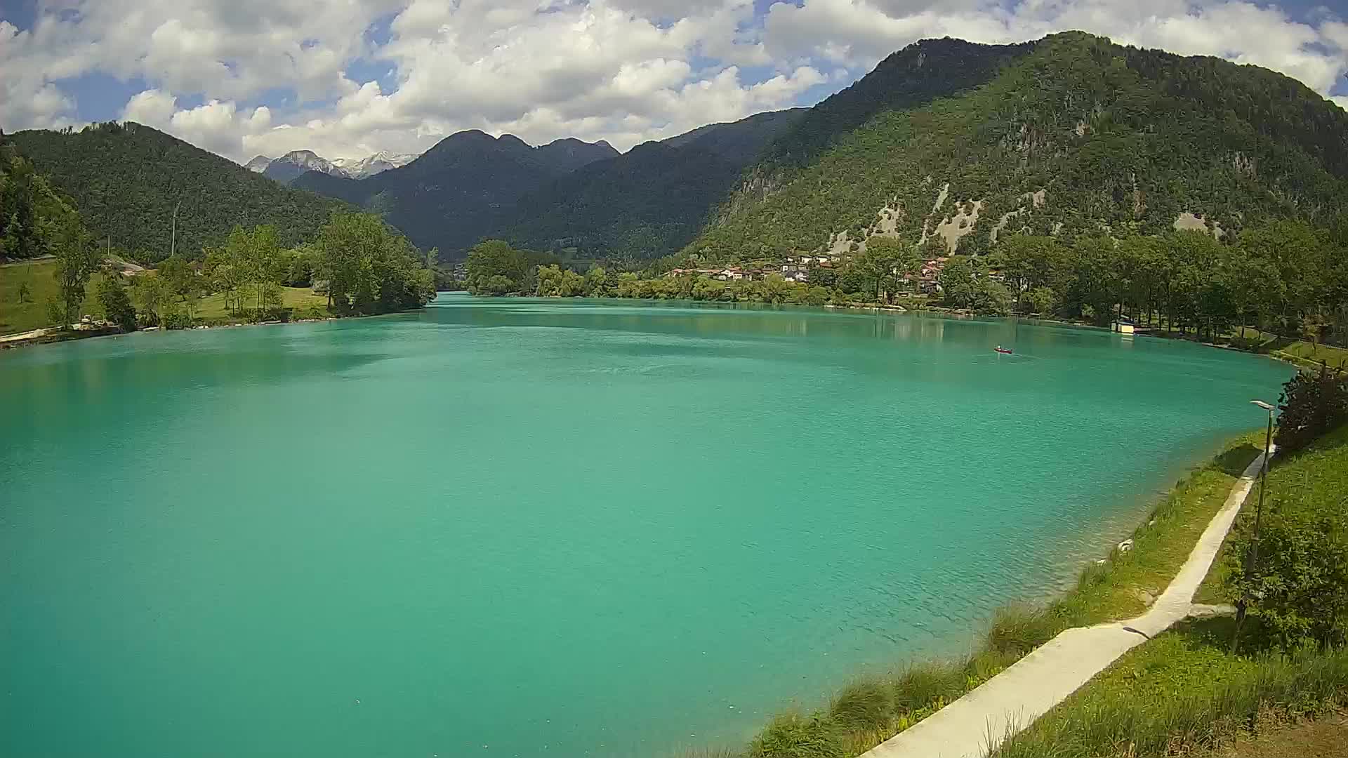 LIVEcam Most na Soči lago – Slovenia
