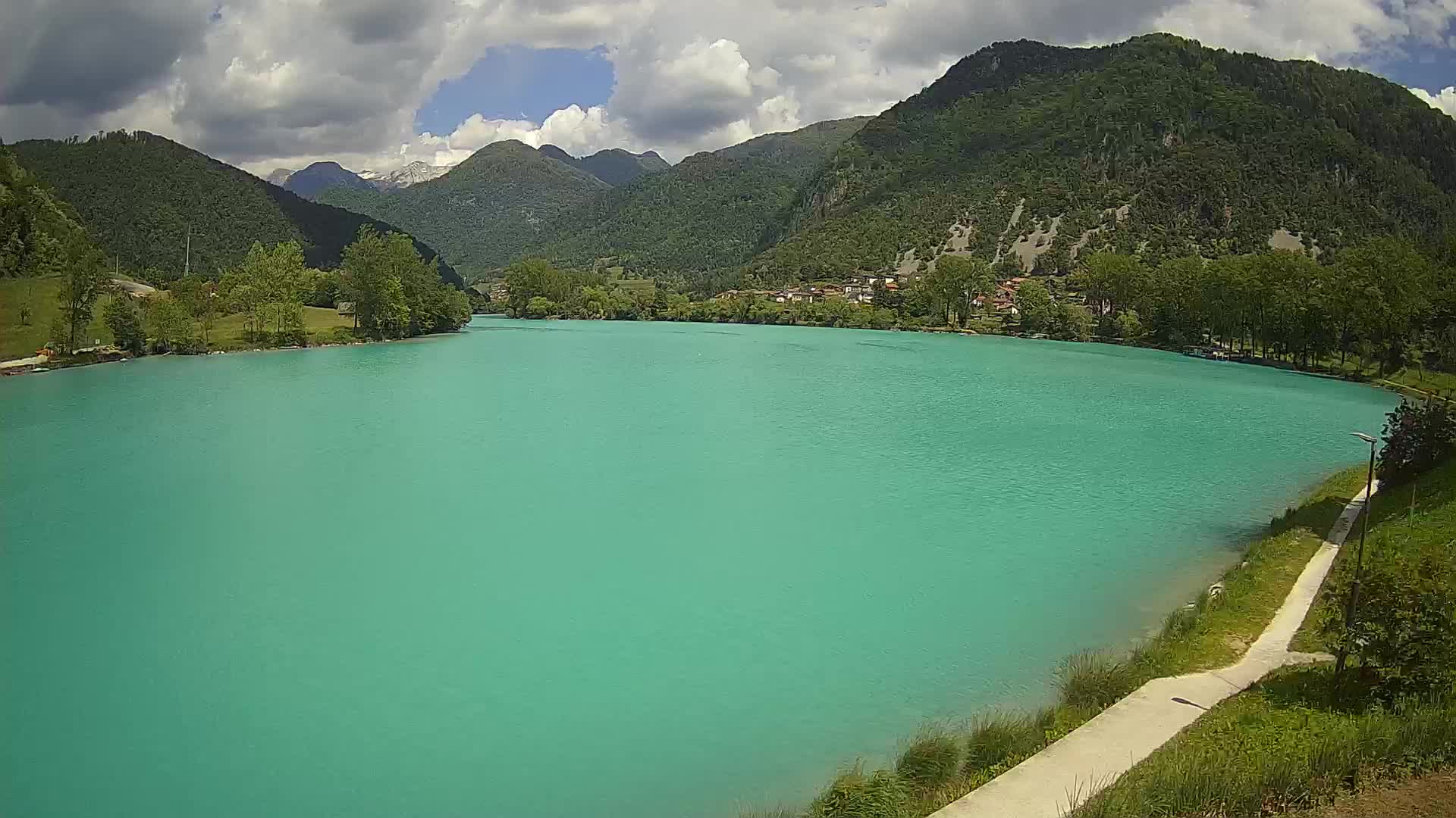 LIVE Webcam Most na Soči lake – Slovenia