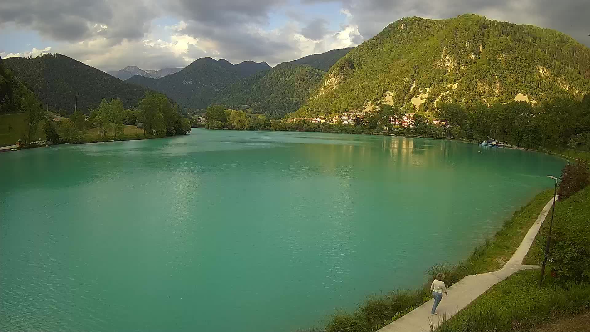 Most na Soči – Panorama del lago