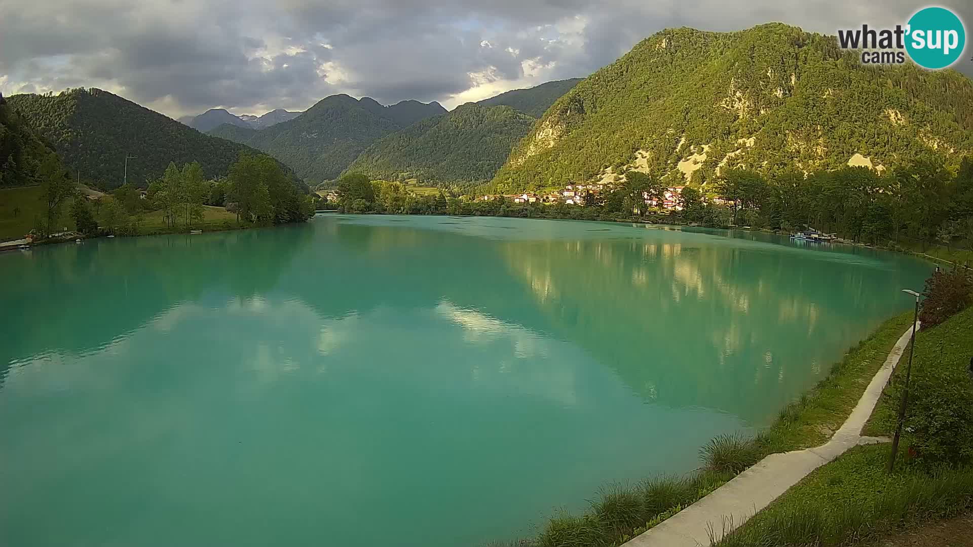 Most na Soči – Pogled na jezero