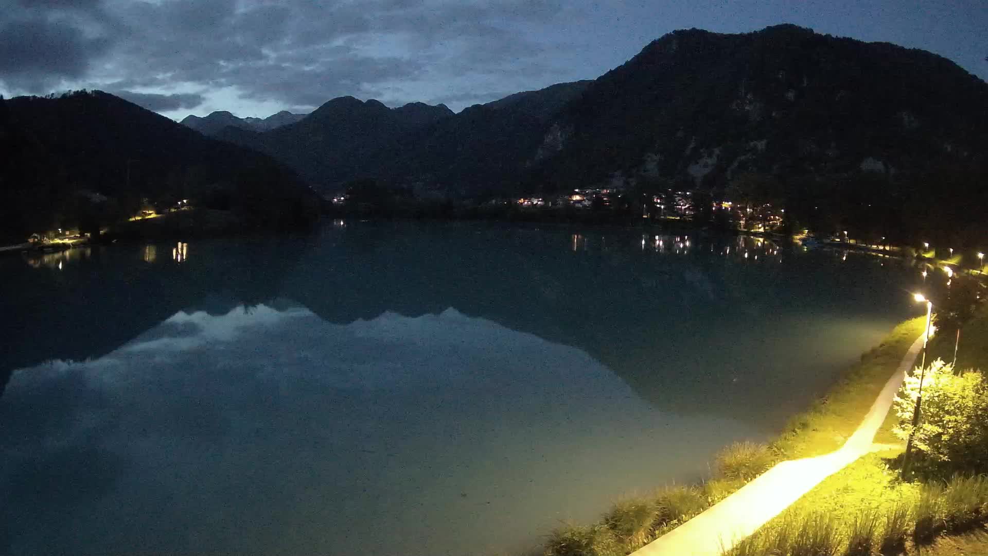 Most na Soči – Pogled na jezero