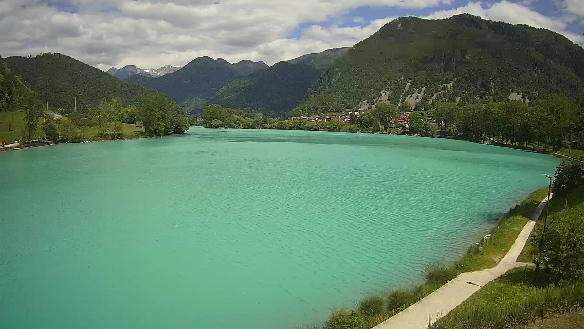 LIVE Webcam Most na Soči lake – Slovenia