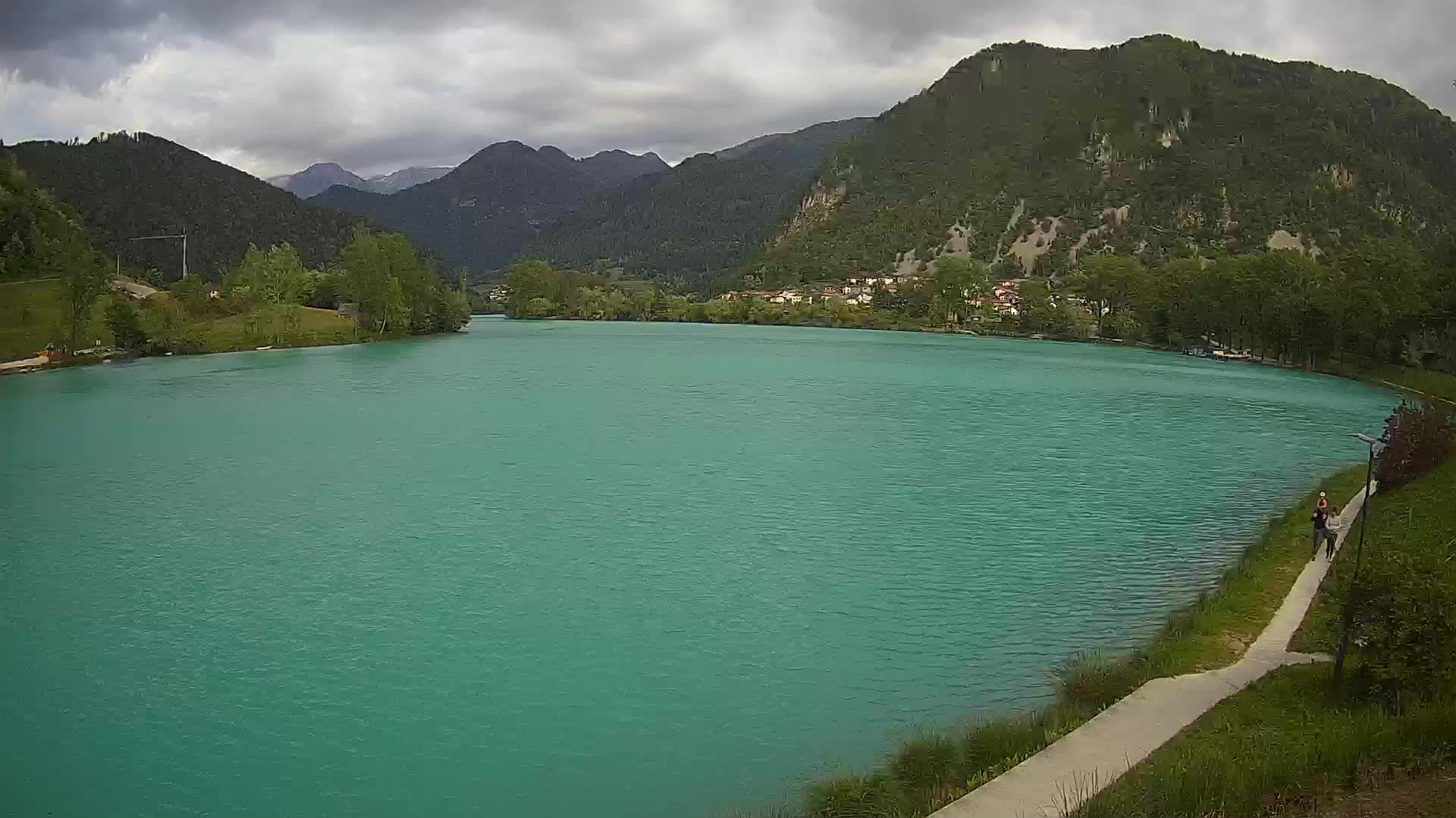 Spletna kamera Most na Soči – jezero