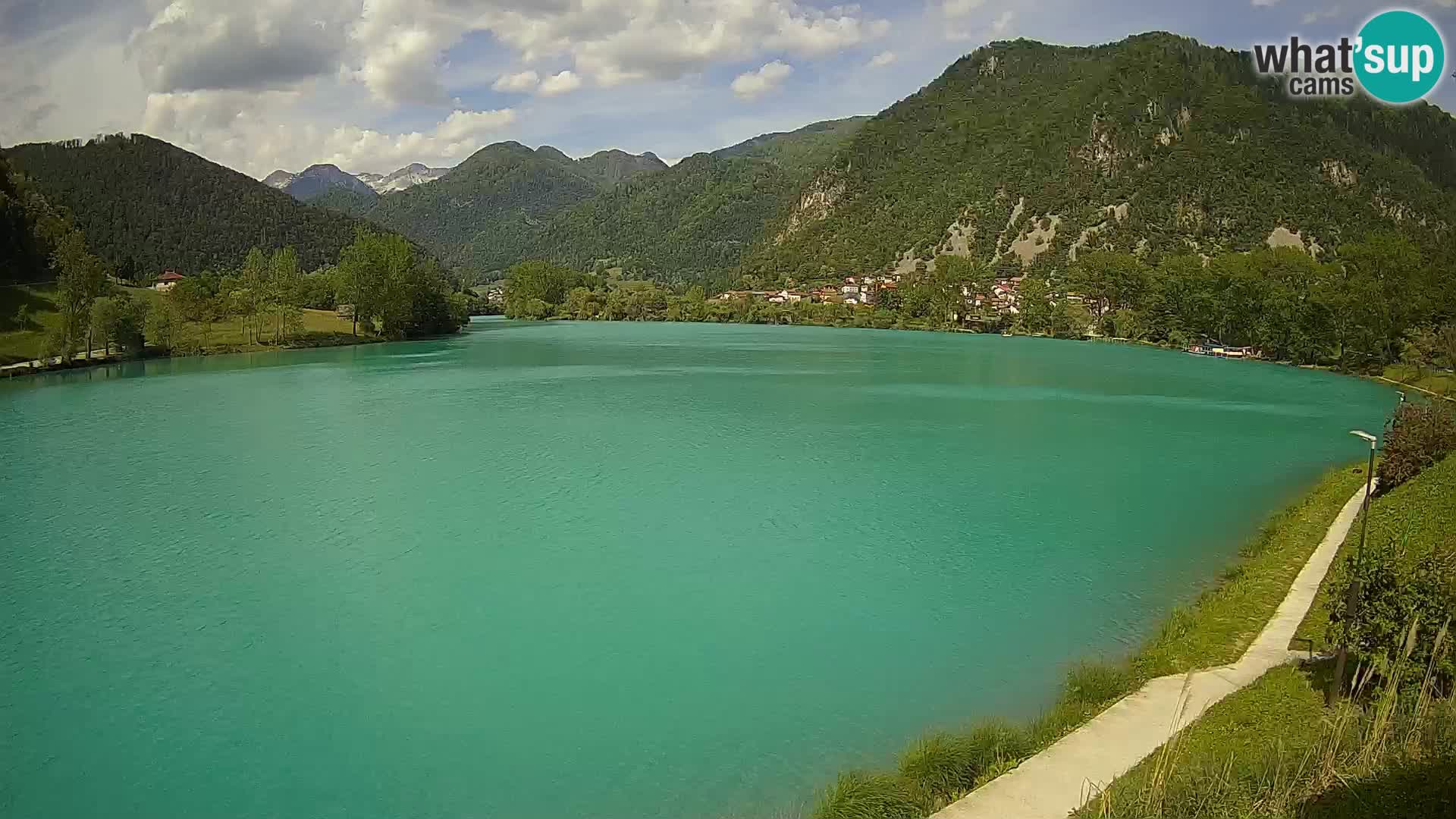 Most na Soči – Panorama del lago