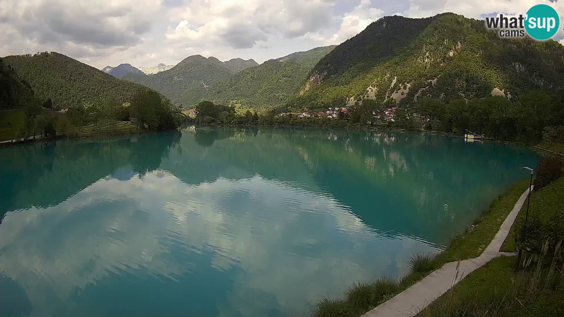 LIVEcam Most na Soči lago – Slovenia