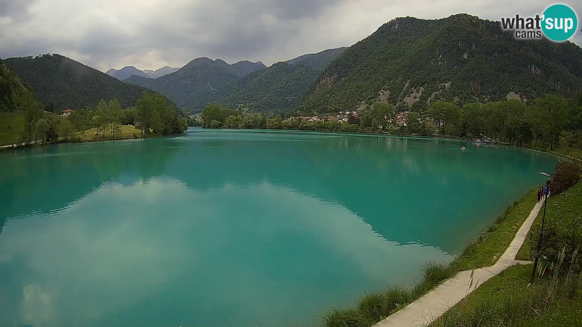 Live Mosta na Soči webcam Slovénie