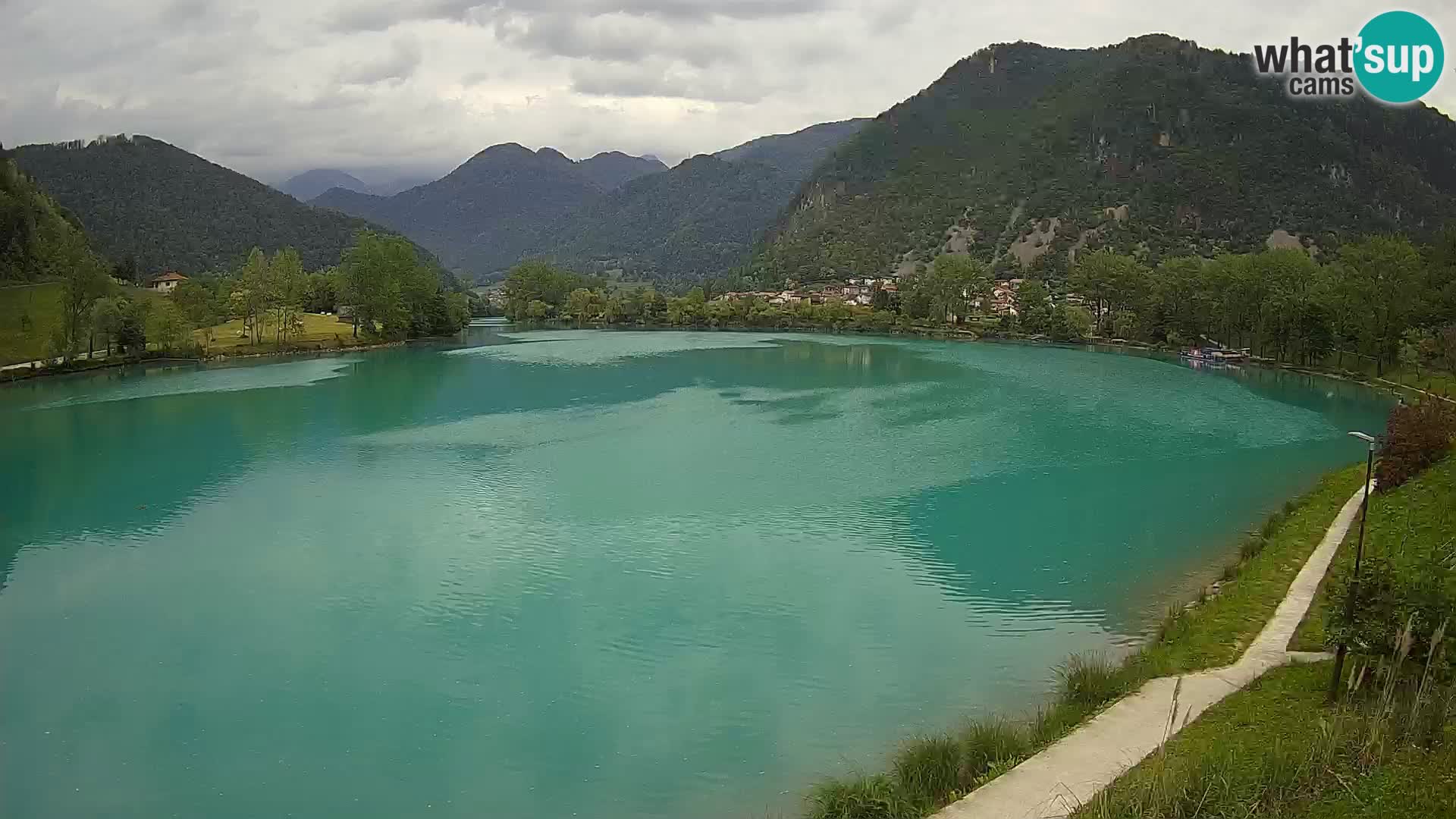 LIVEcam Most na Soči lago – Slovenia