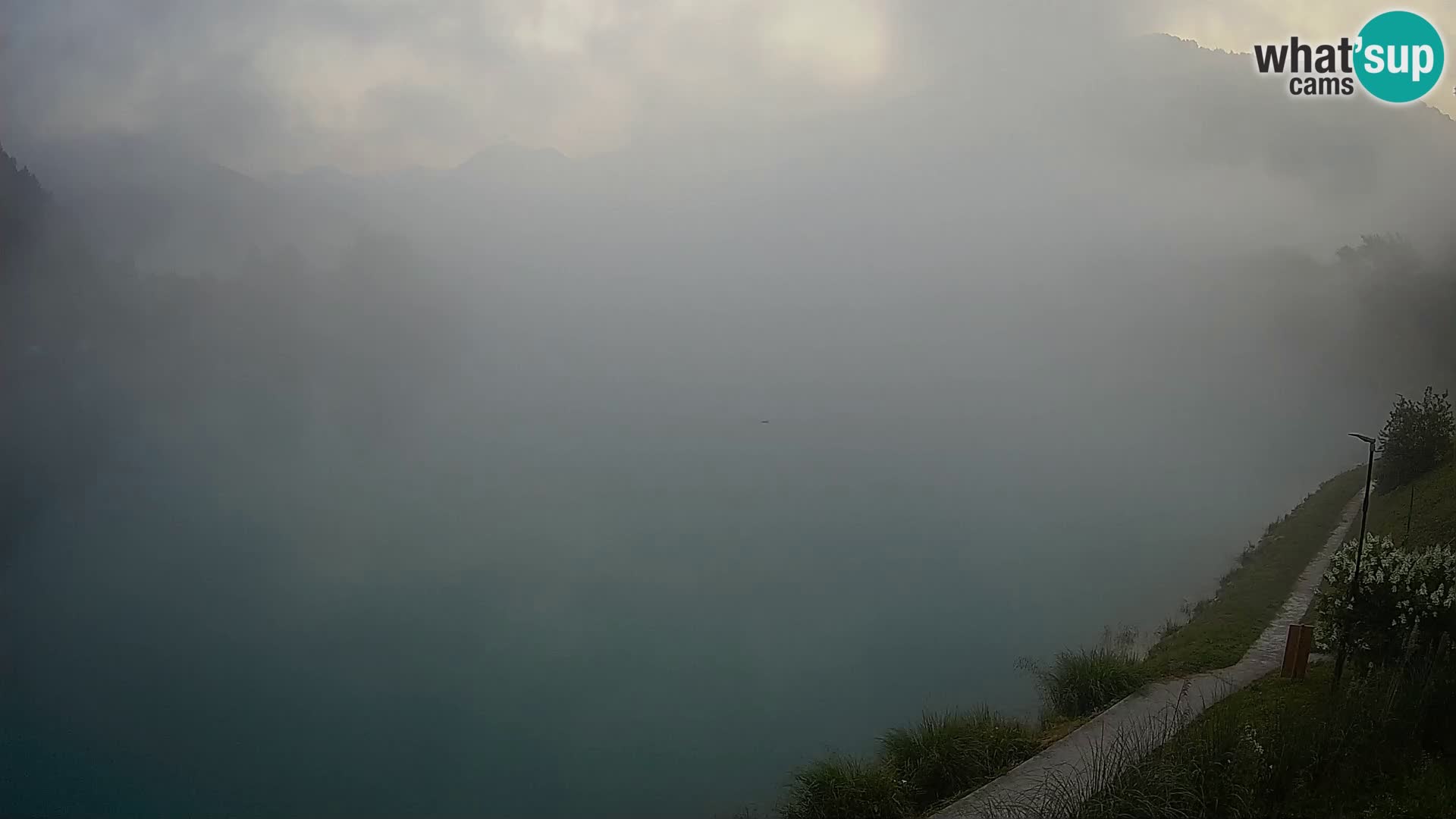 Most na Soči – Panorama del lac