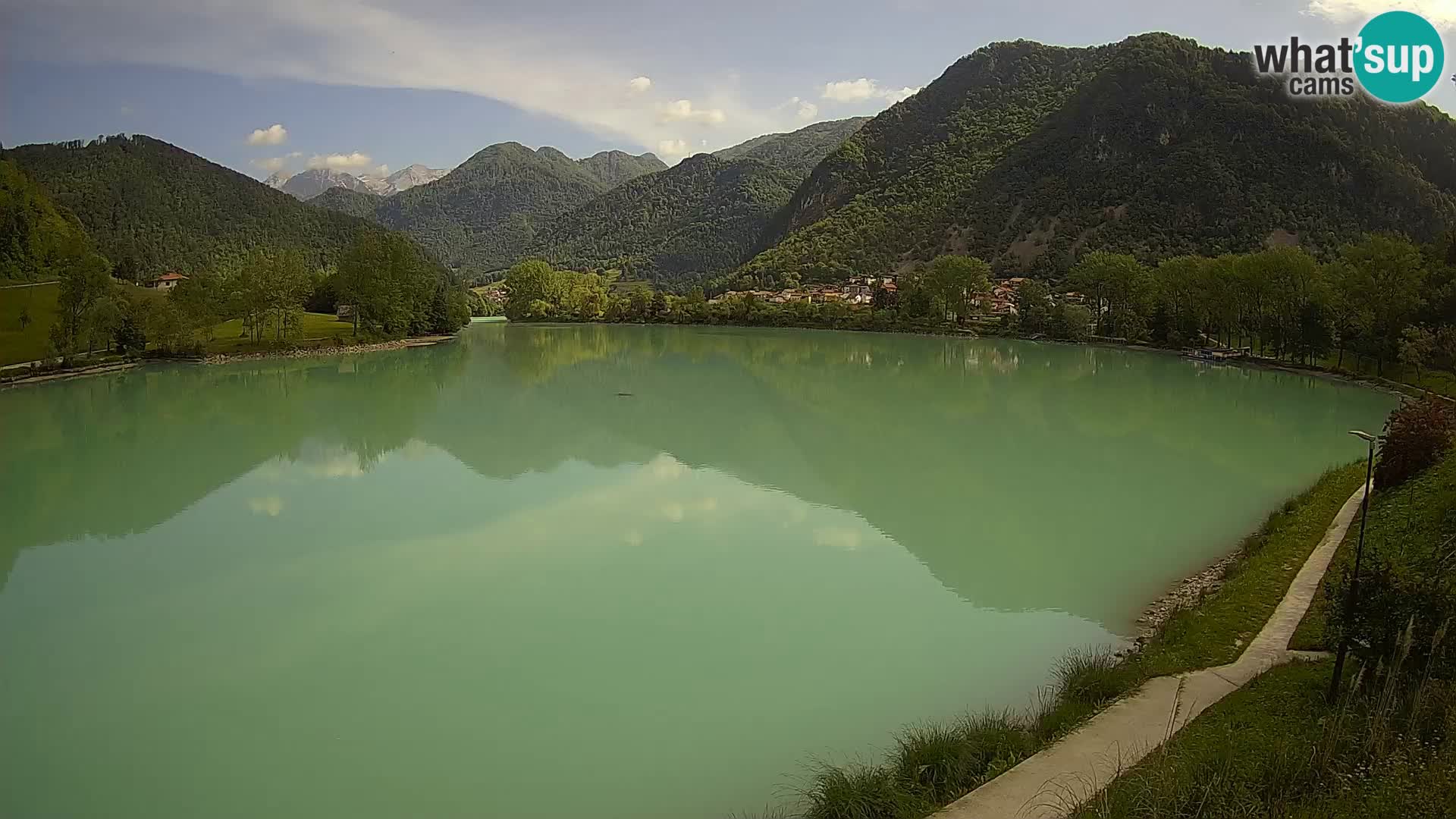 LIVE Webcam Most na Soči lake – Slovenia