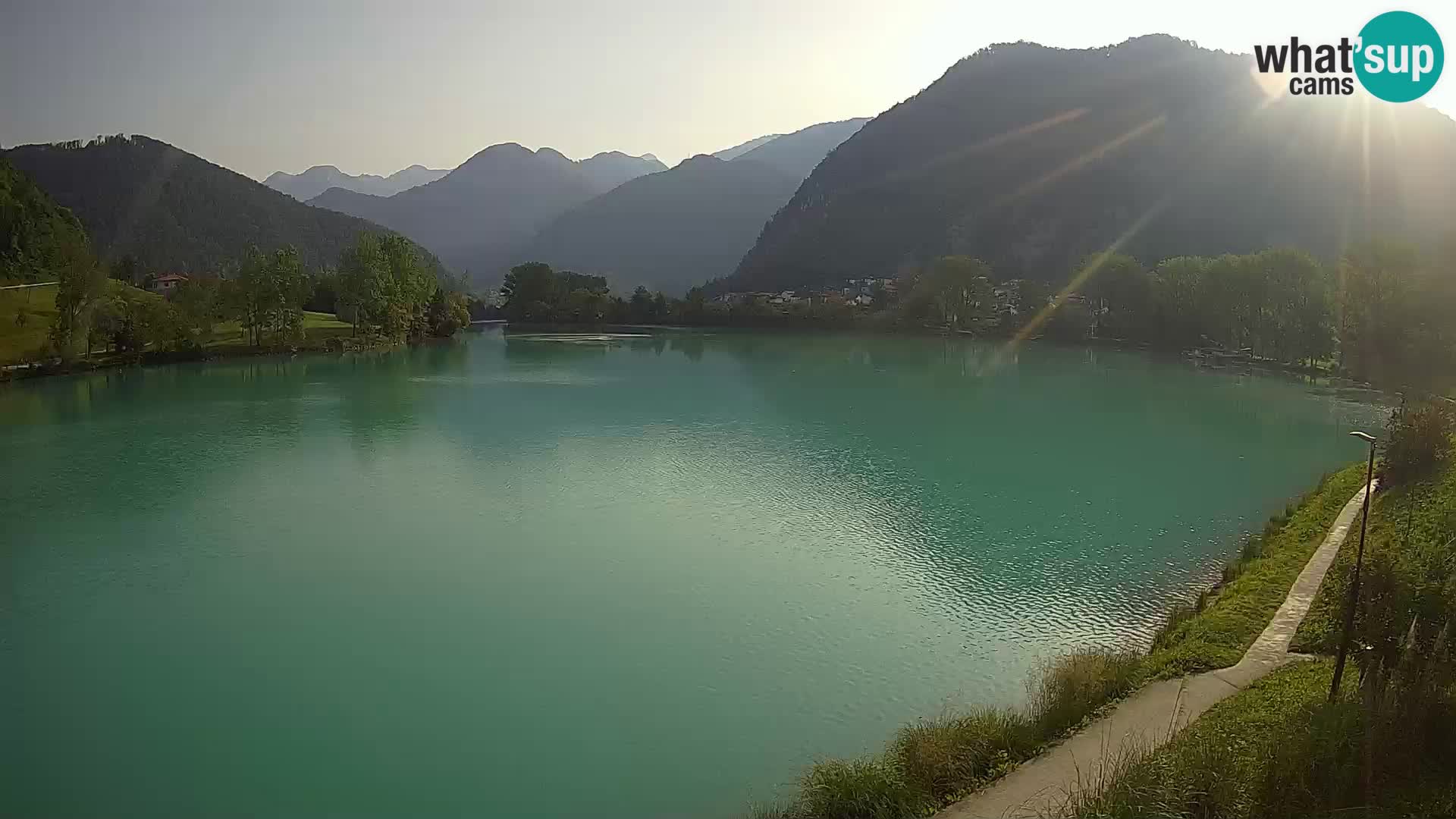 Most na Soči – Panoramic view of Lake