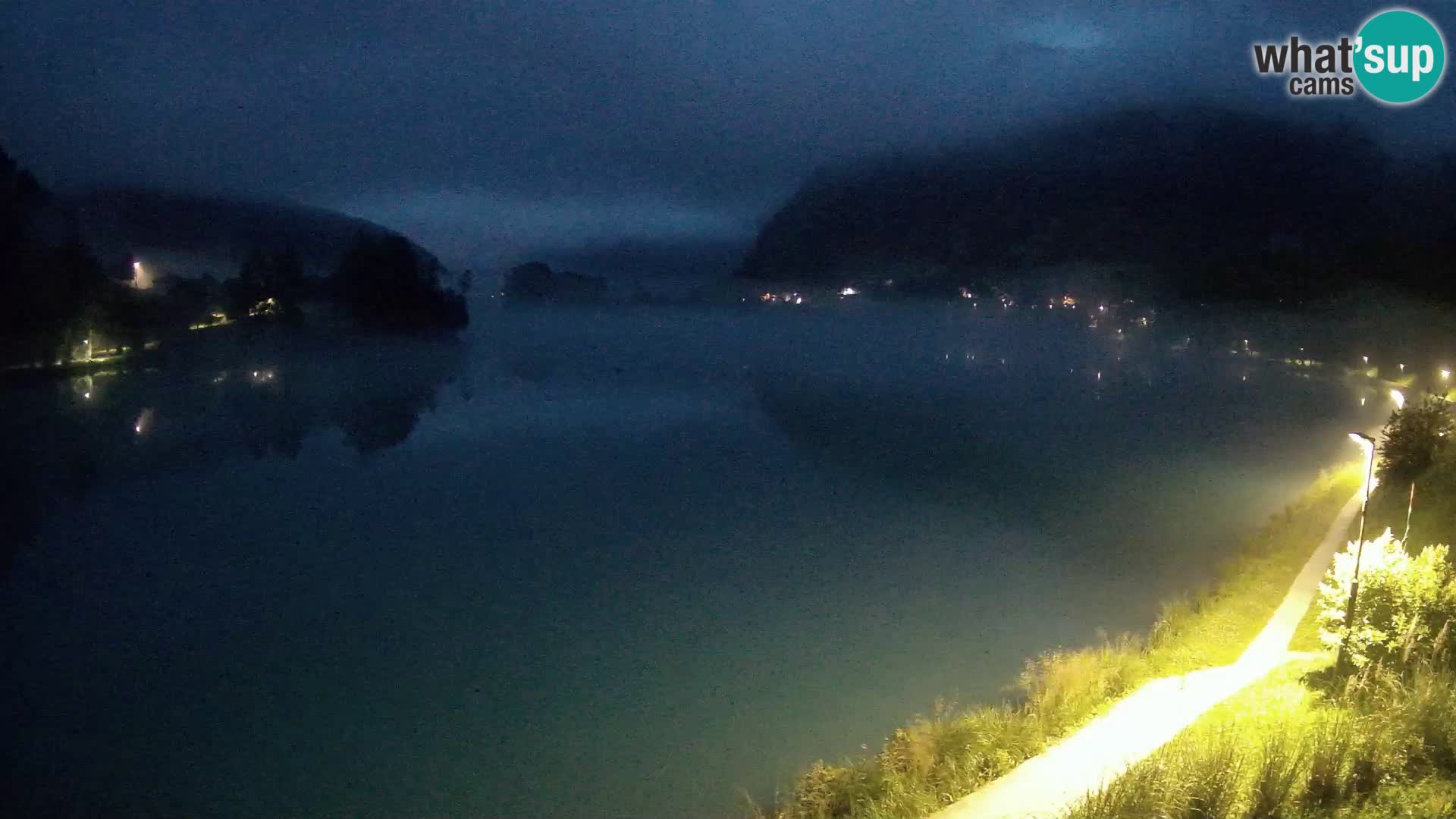 Most na Soči – Pogled na jezero