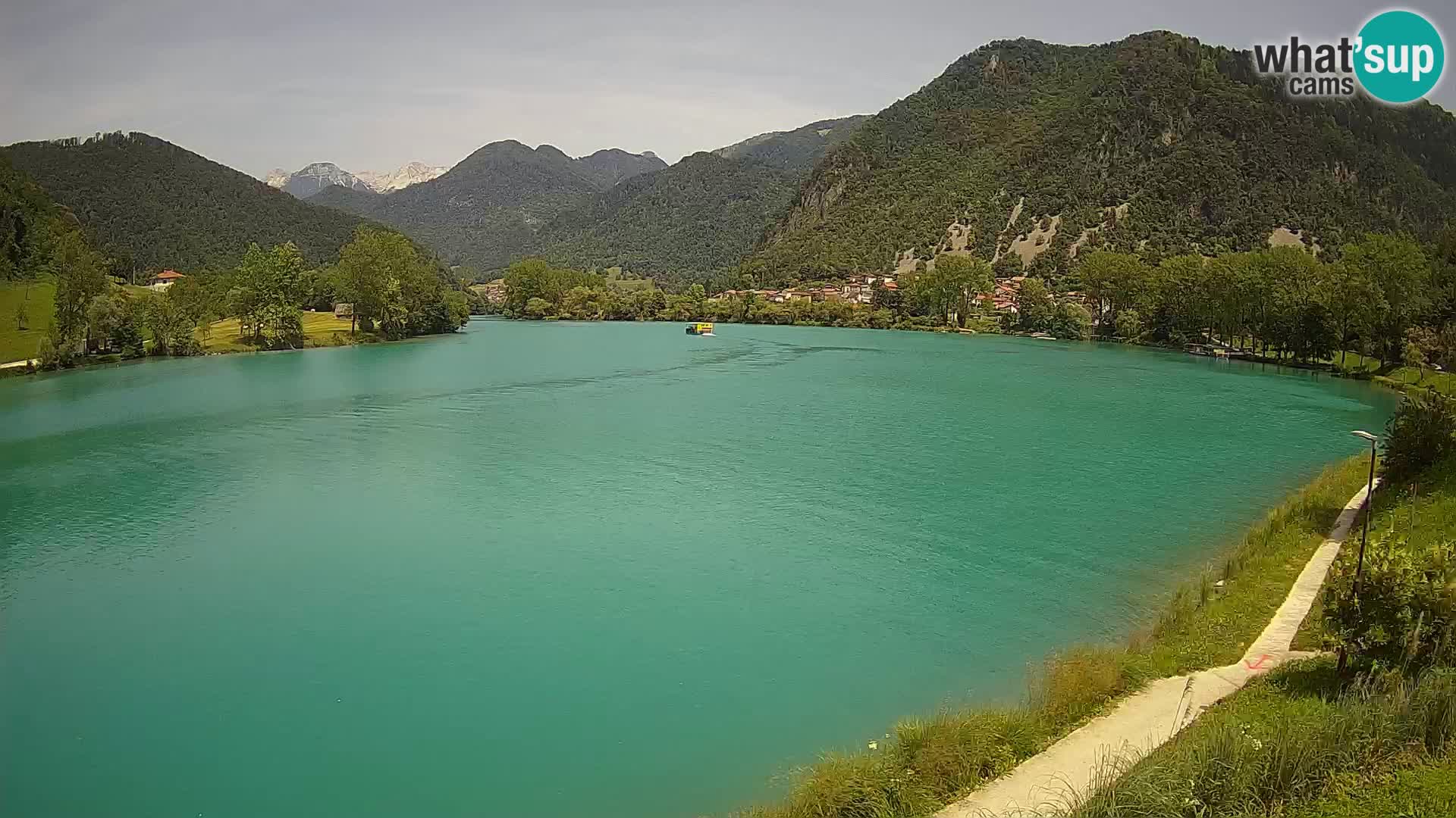 Most na Soči – Pogled na jezero
