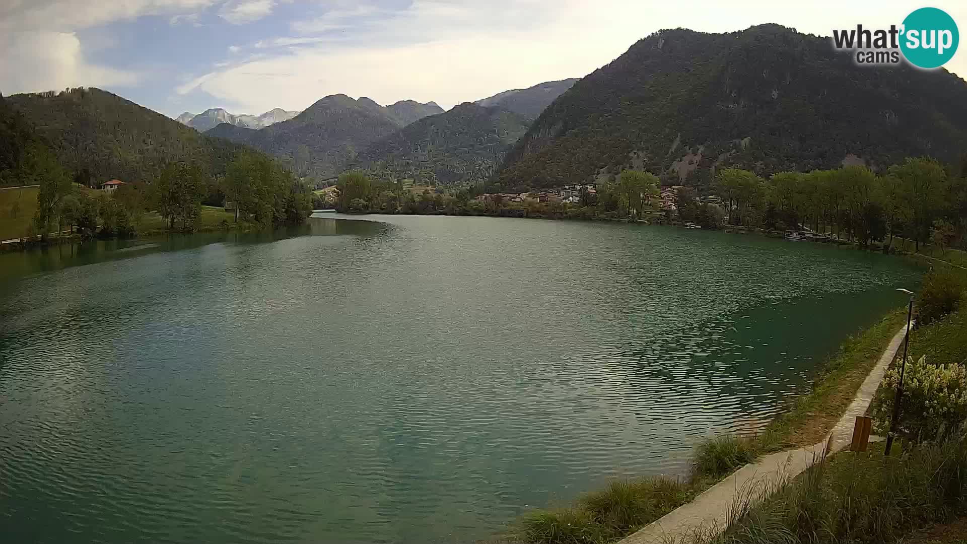 LIVE Webcam Most na Soči lake – Slovenia