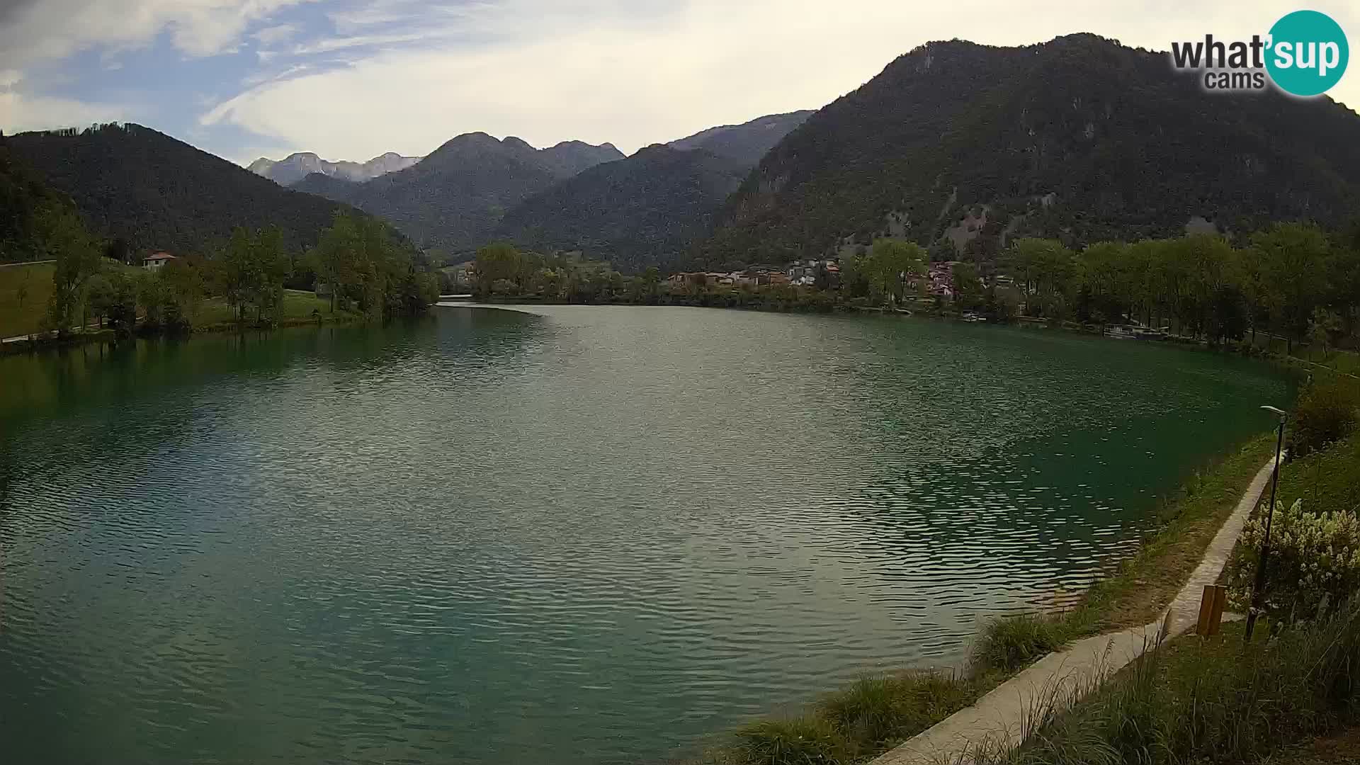 LIVEcam Most na Soči lago – Slovenia