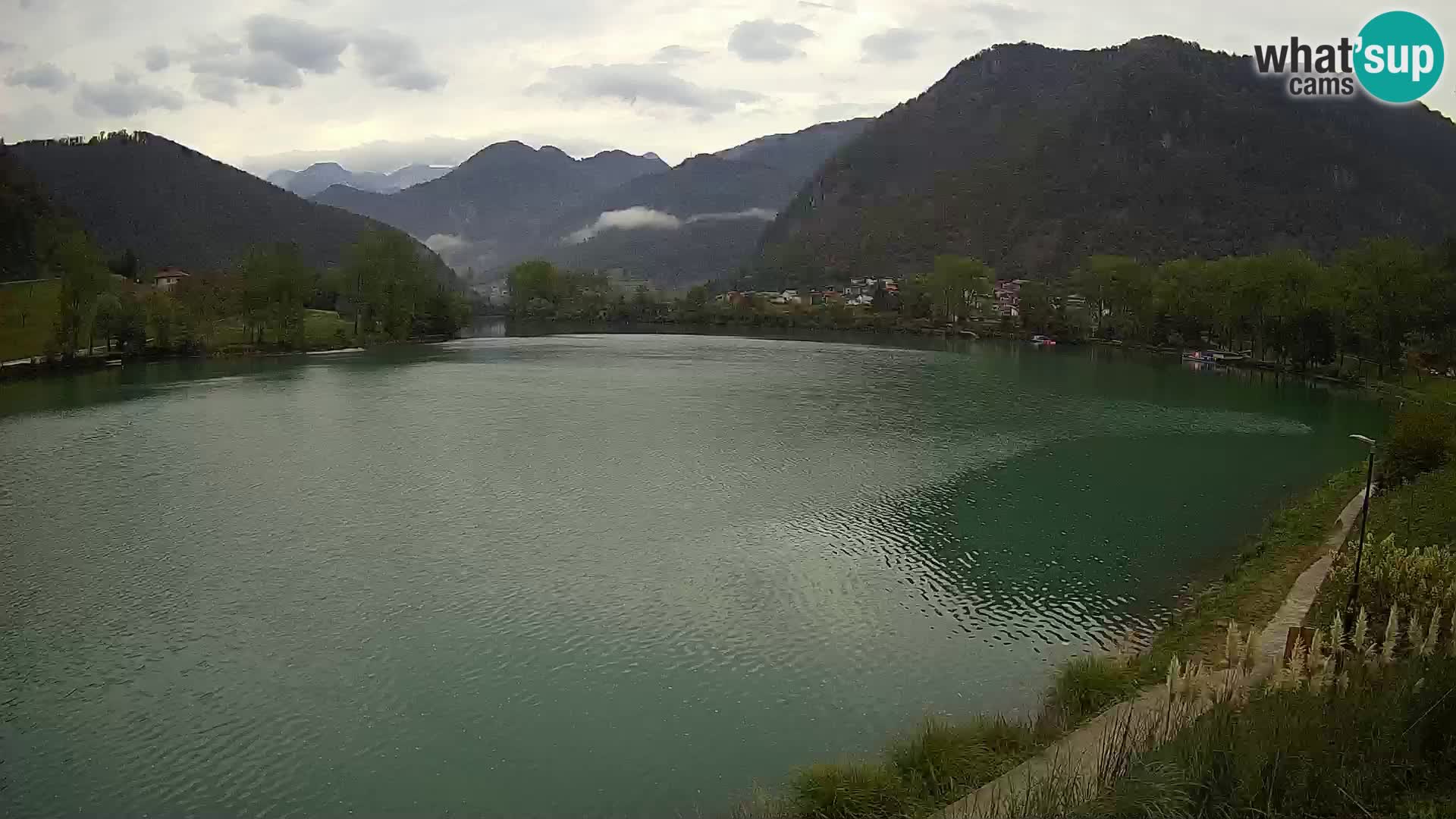 Most na Soči – Panoramic view of Lake