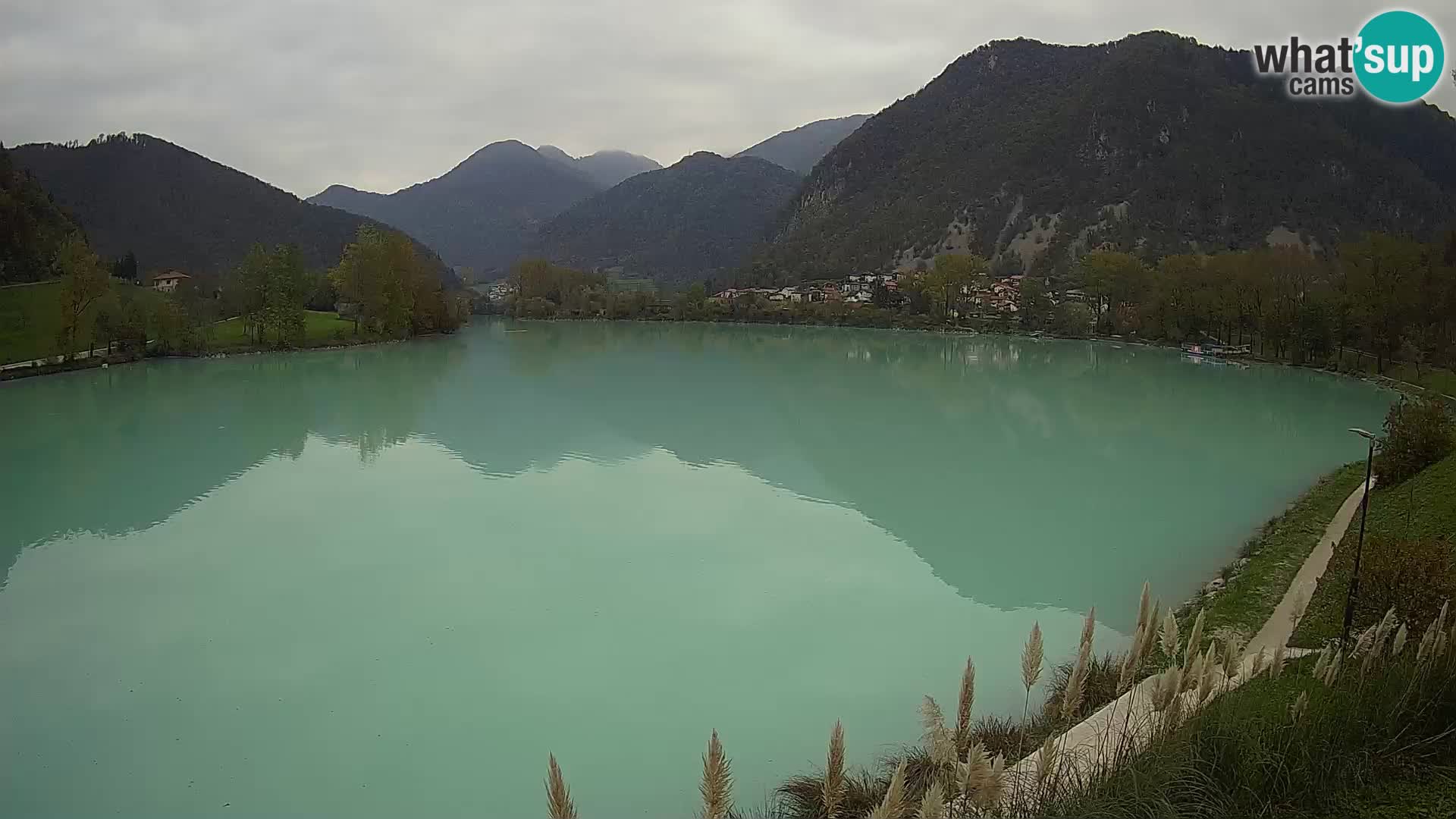 Most na Soči – Pogled na jezero