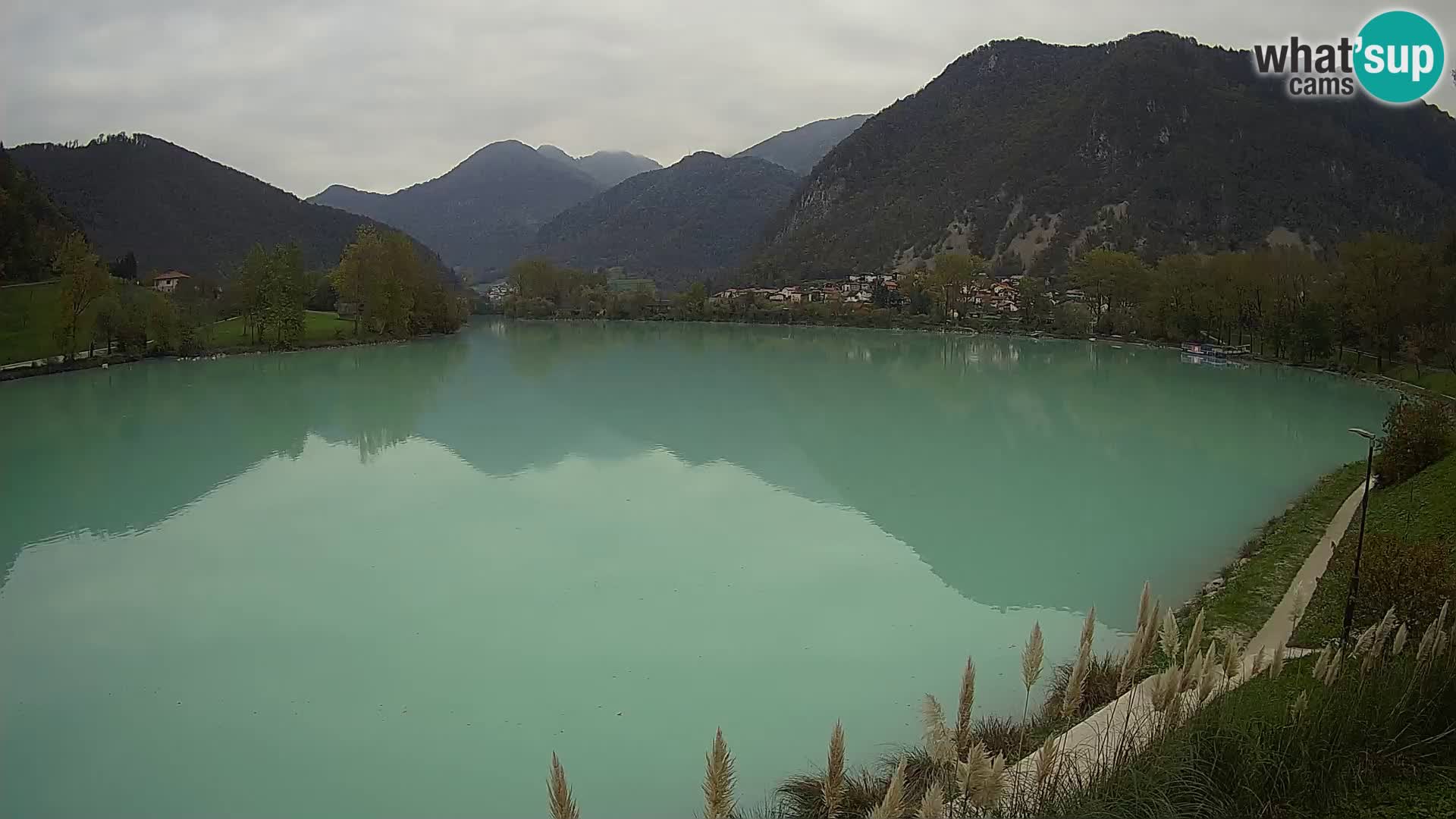 Most na Soči – Panorama del lago