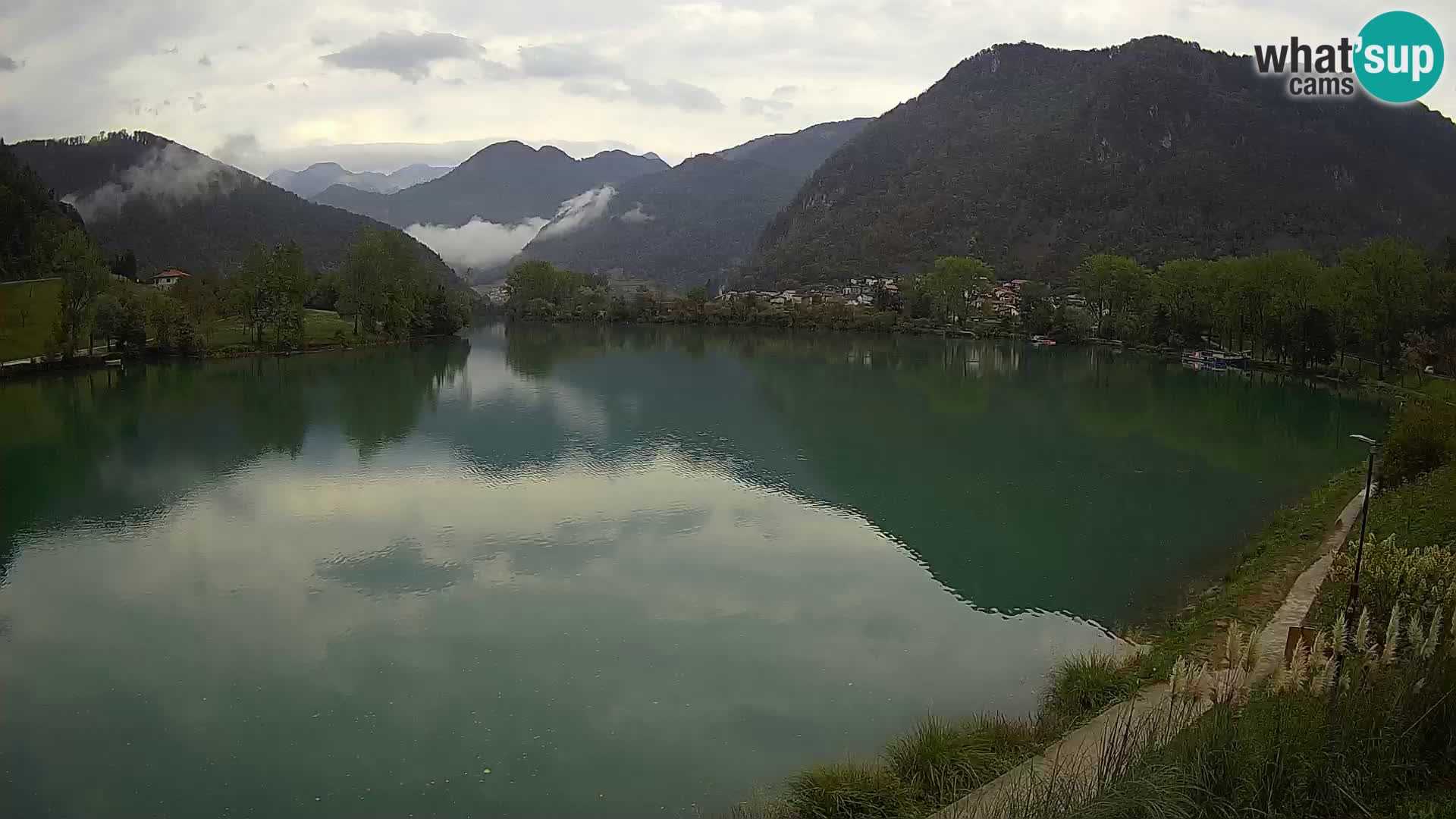 Most na Soči – Panoramic view of Lake