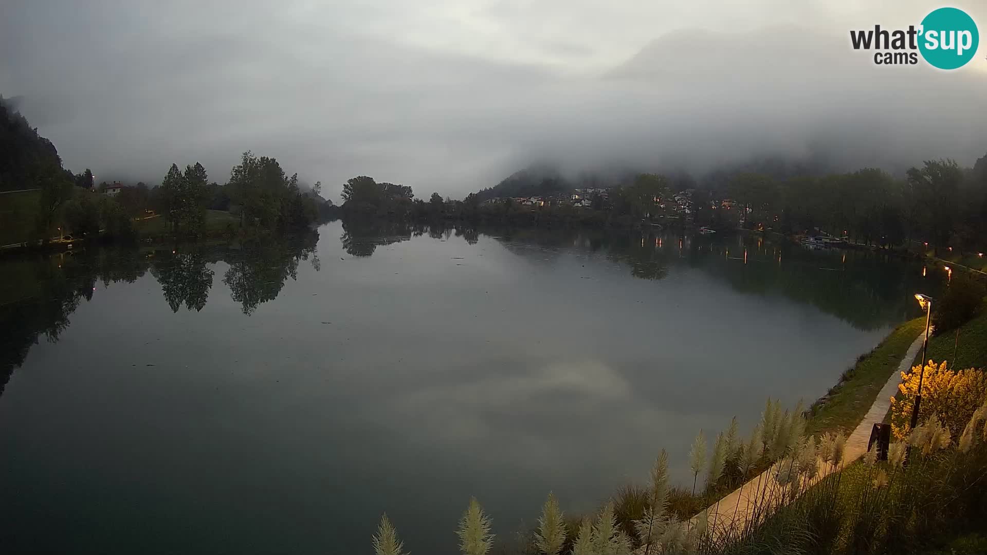 Most na Soči – Panoramic view of Lake