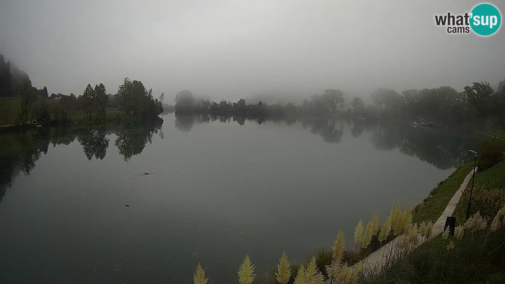 Most na Soči – Panoramic view of Lake