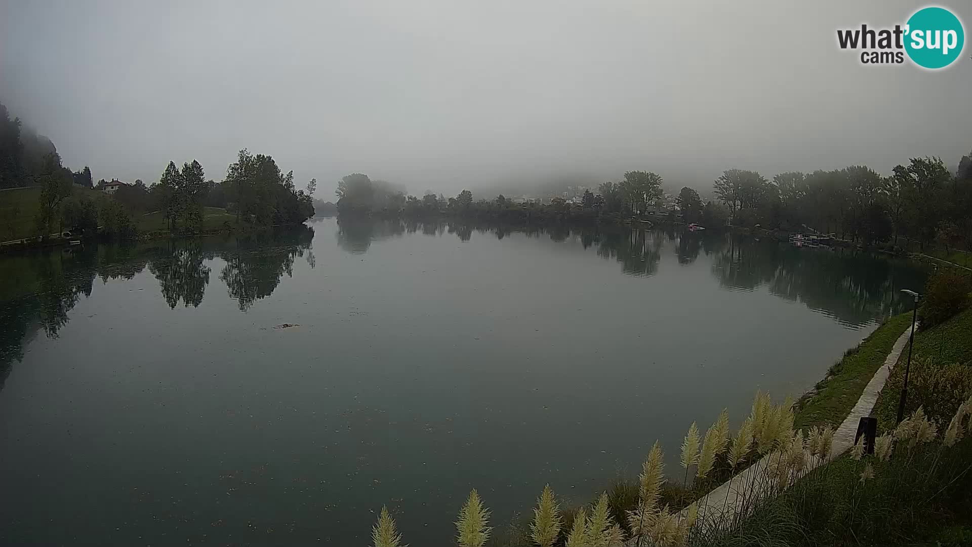 Most na Soči – Panoramic view of Lake