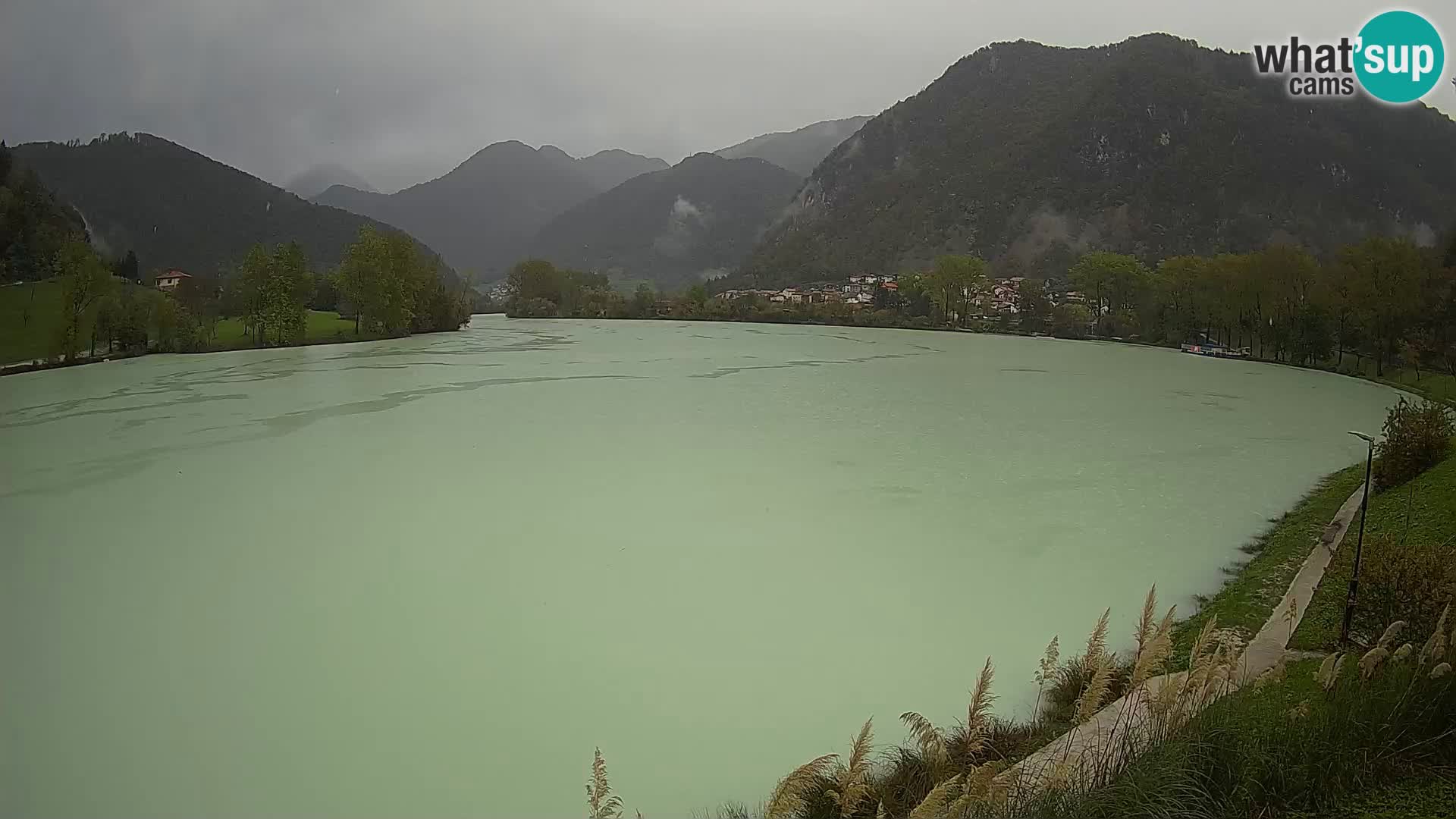 Spletna kamera Most na Soči – jezero