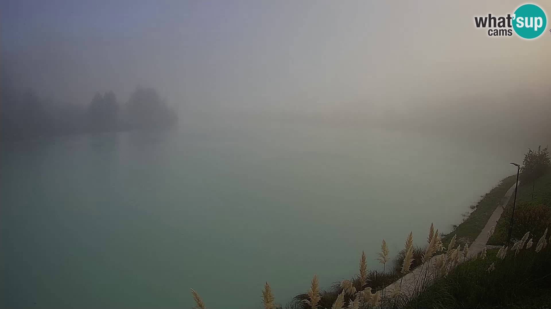 Most na Soči – Pogled na jezero