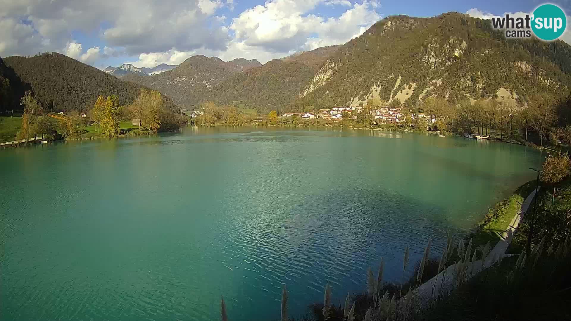 LIVE Webcam Most na Soči lake – Slovenia