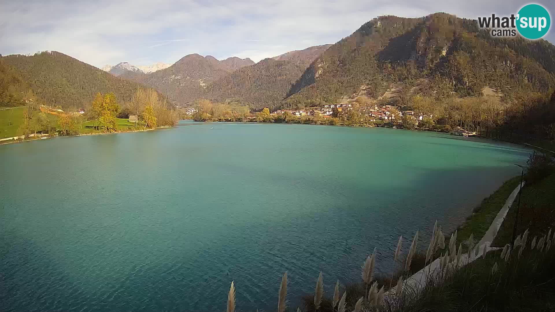 Most na Soči – Pogled na jezero