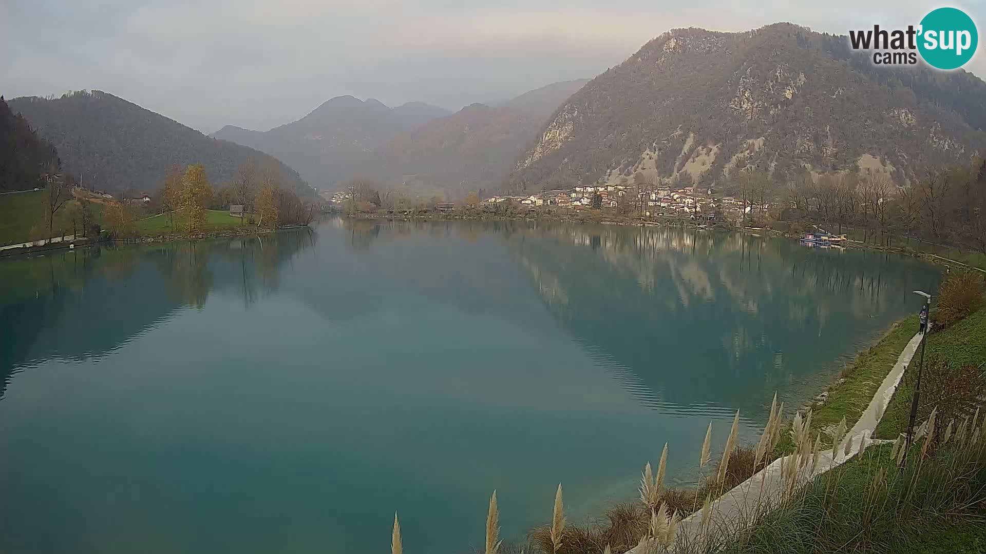 Most na Soči – Panoramic view of Lake