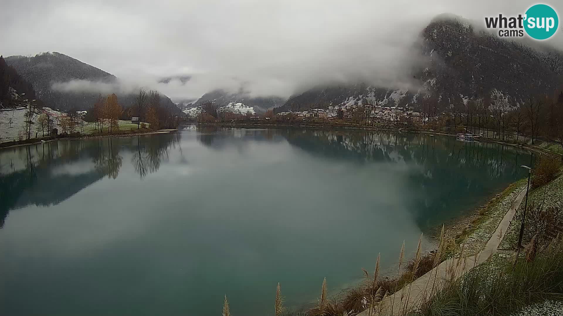 Most na Soči – Panorama del lago