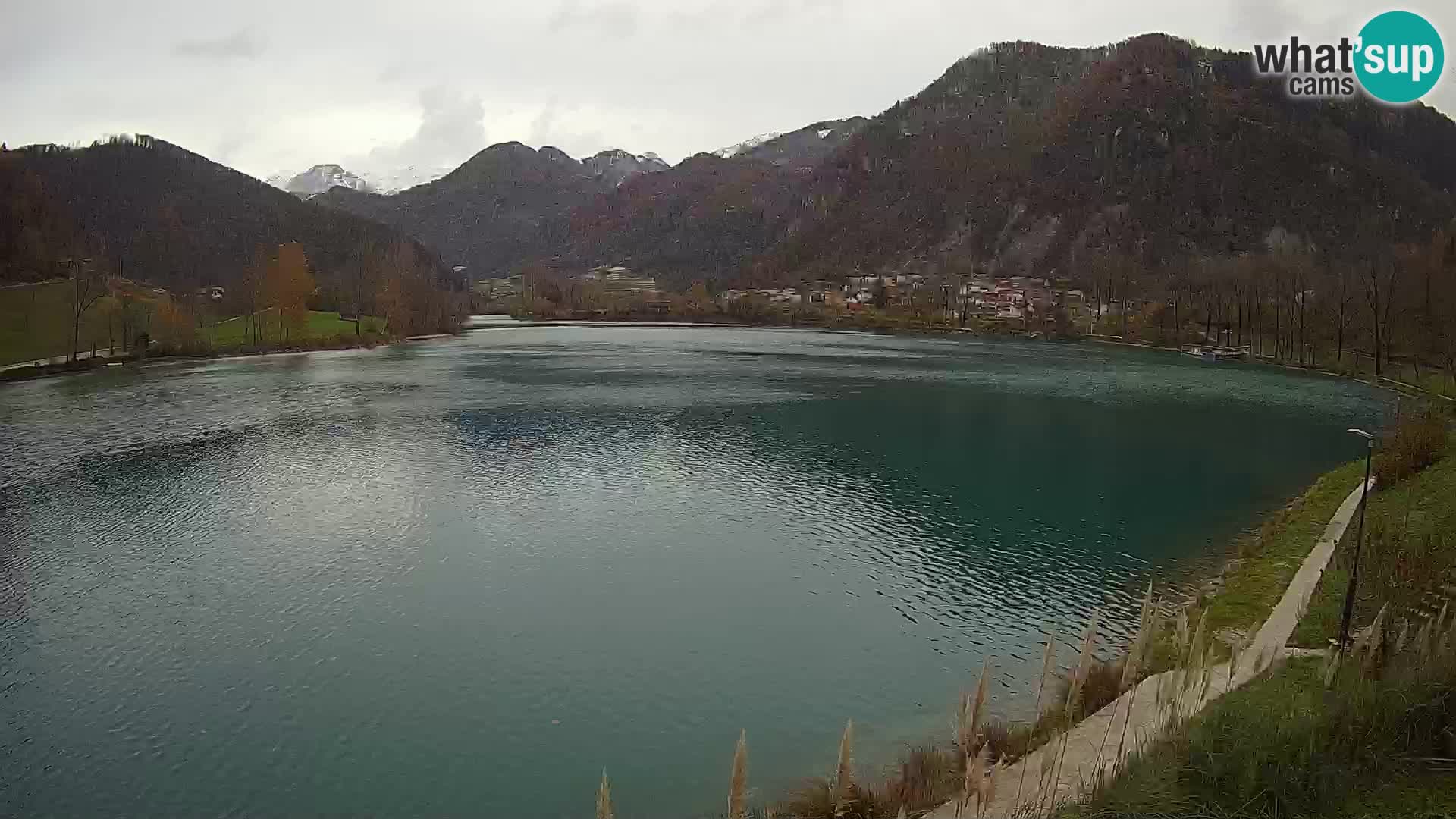 Spletna kamera Most na Soči – jezero