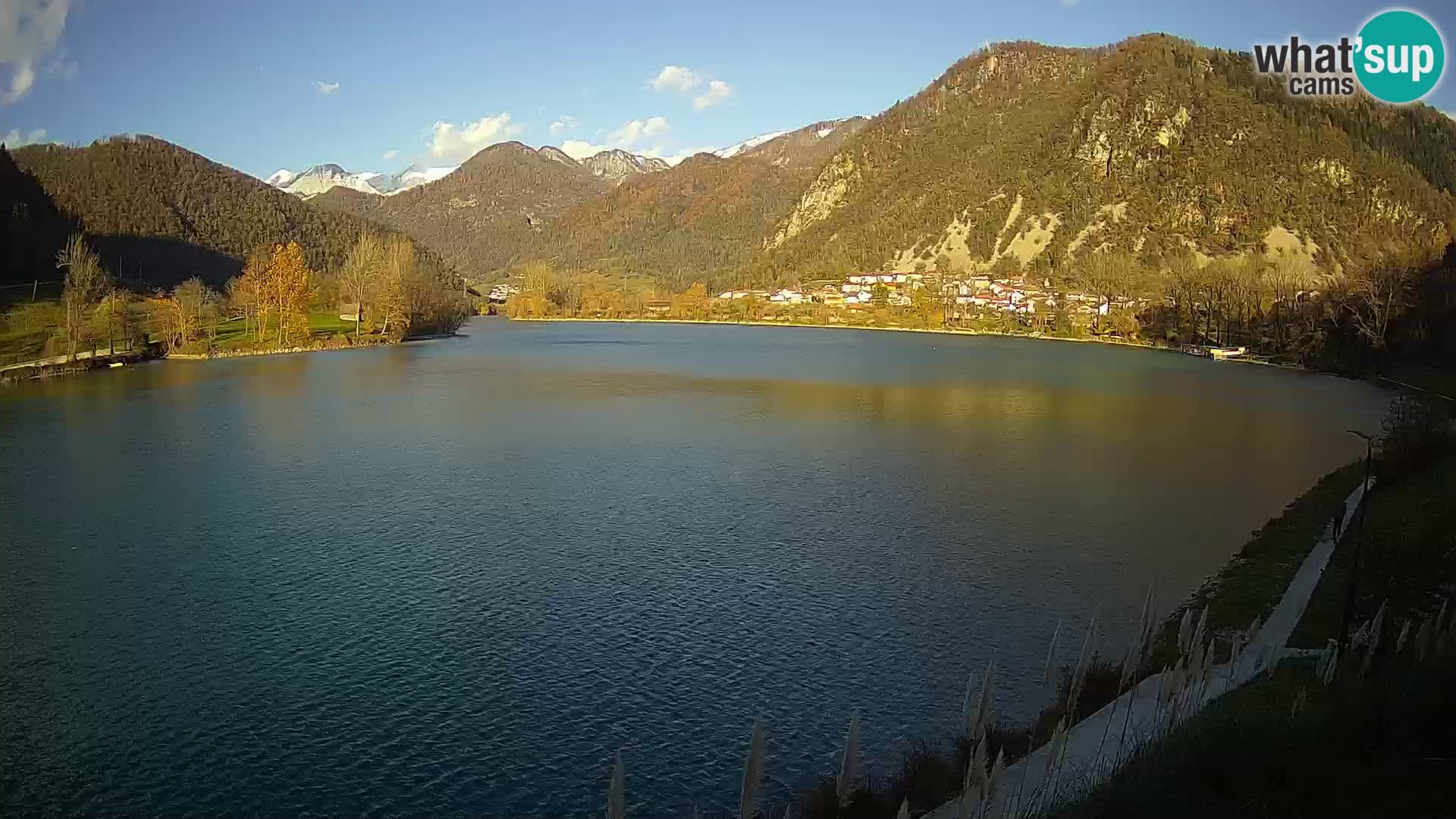 Most na Soči – Pogled na jezero