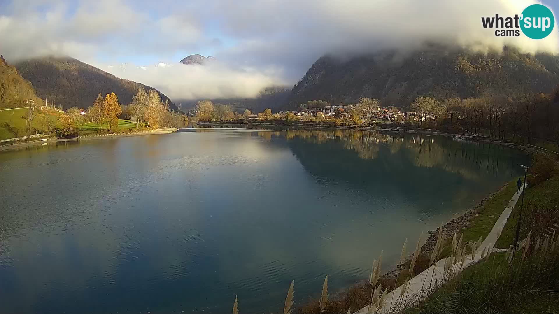 LIVEcam Most na Soči lago – Slovenia