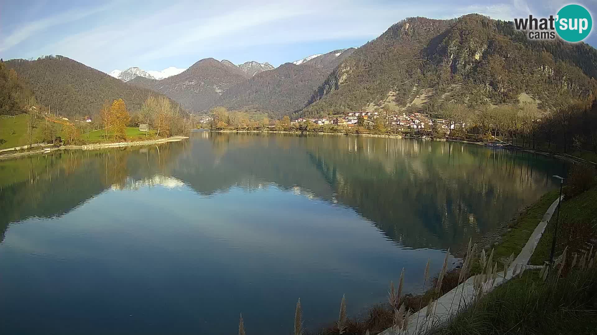 LIVEcam Most na Soči lago – Slovenia