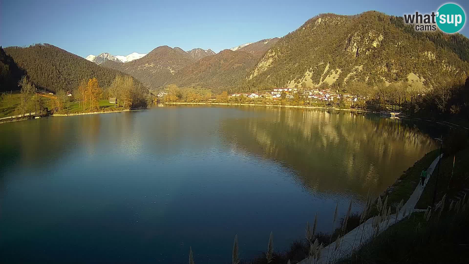 Most na Soči – Pogled na jezero