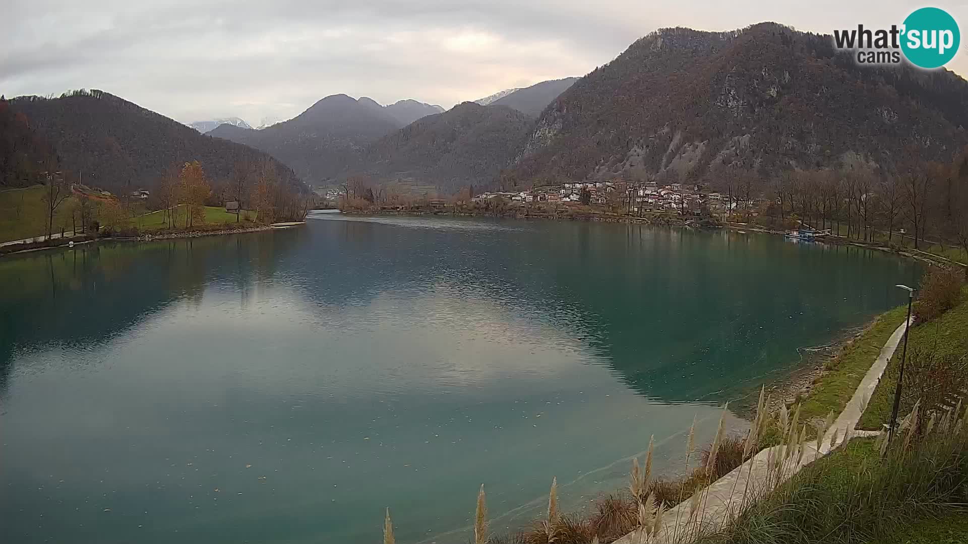 Most na Soči – Panorama del lago