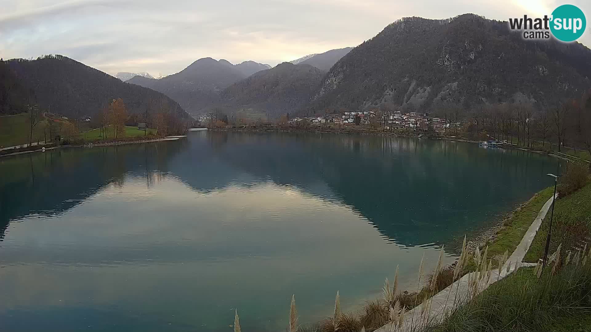 Most na Soči – Panorama del lago