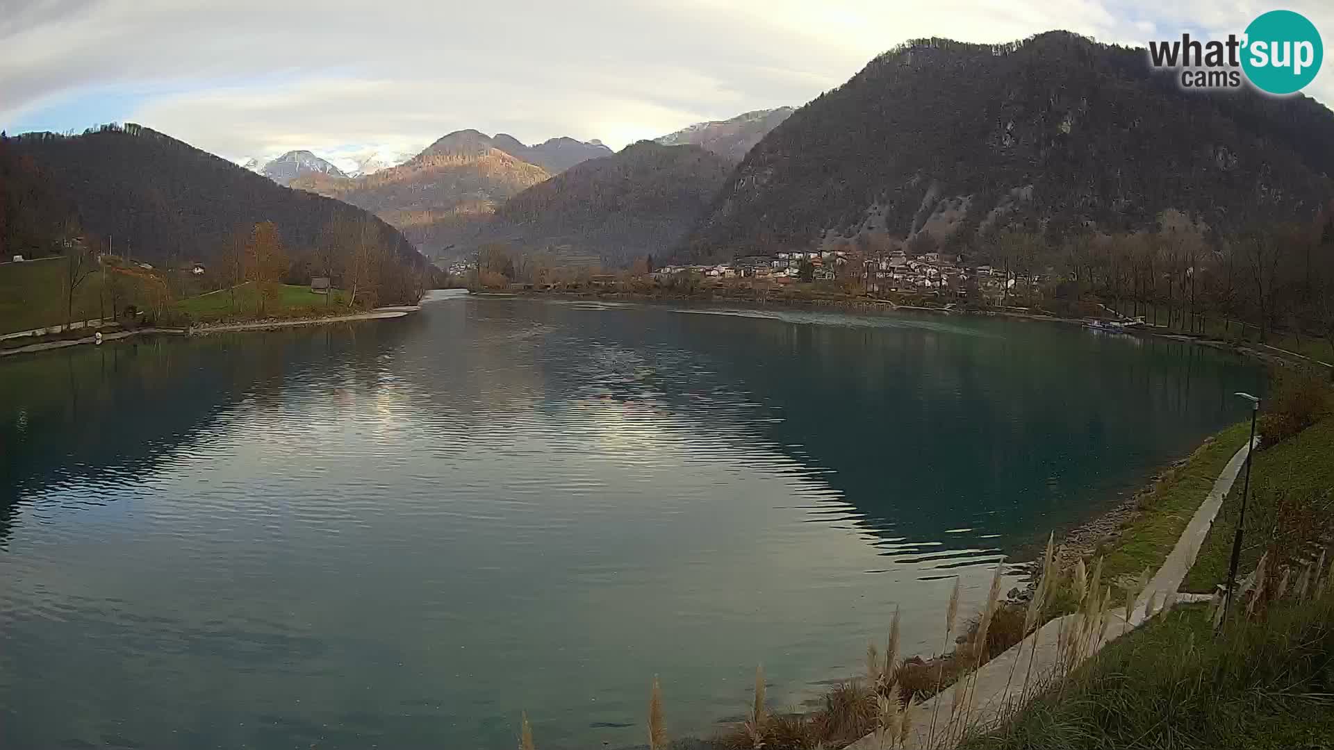 LIVEcam Most na Soči lago – Slovenia