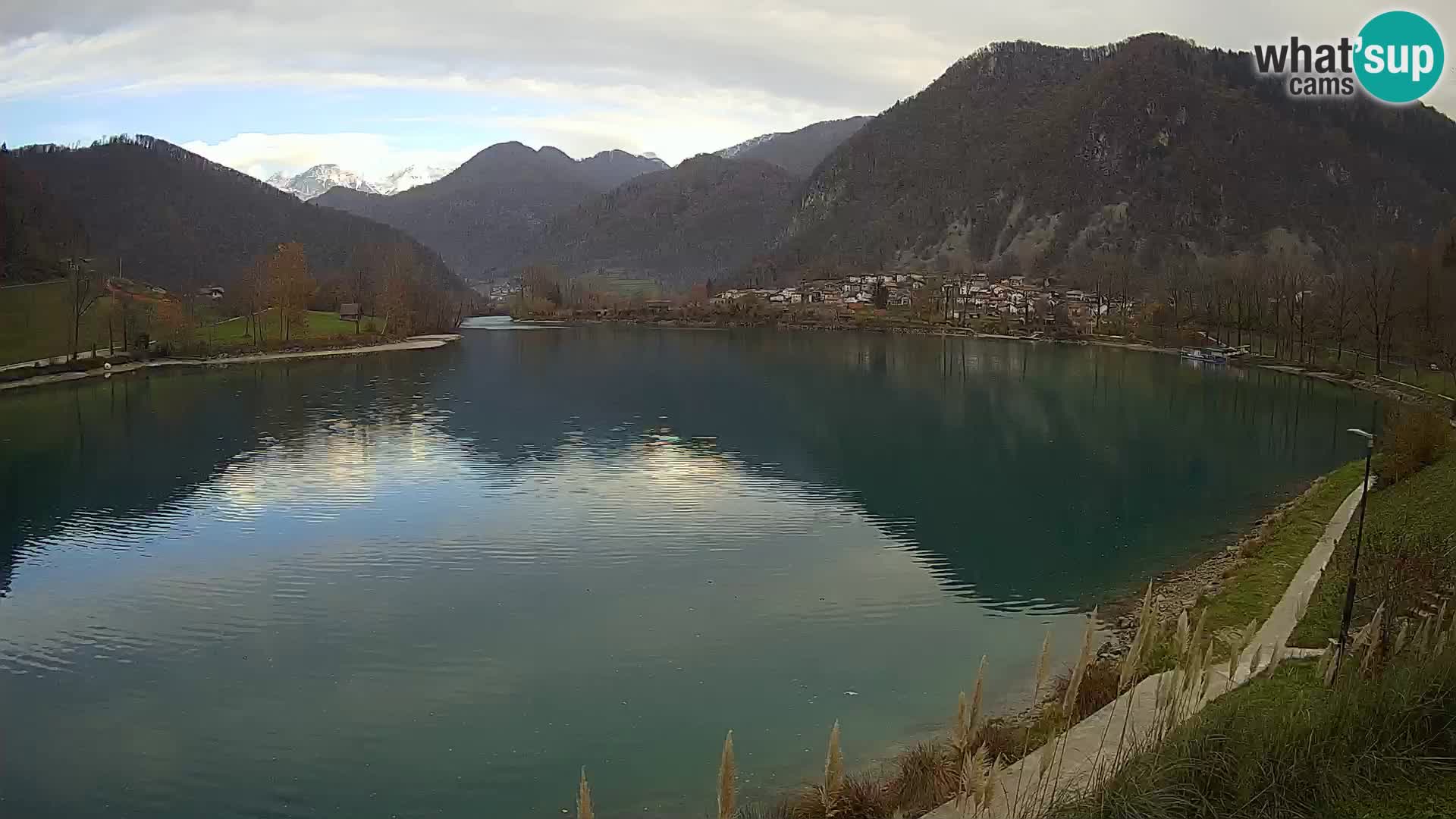 Most na Soči – Pogled na jezero