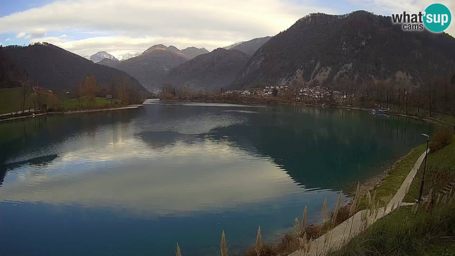 Most na Soči – Pogled na jezero