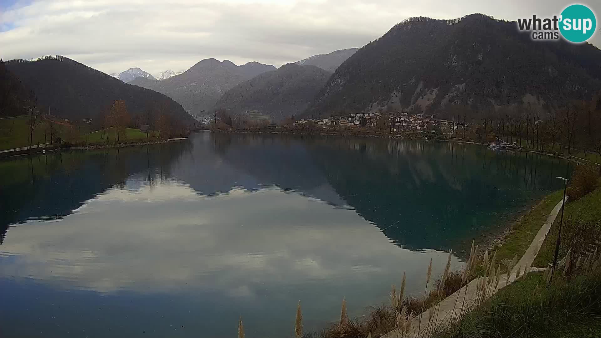 Most na Soči – Pogled na jezero