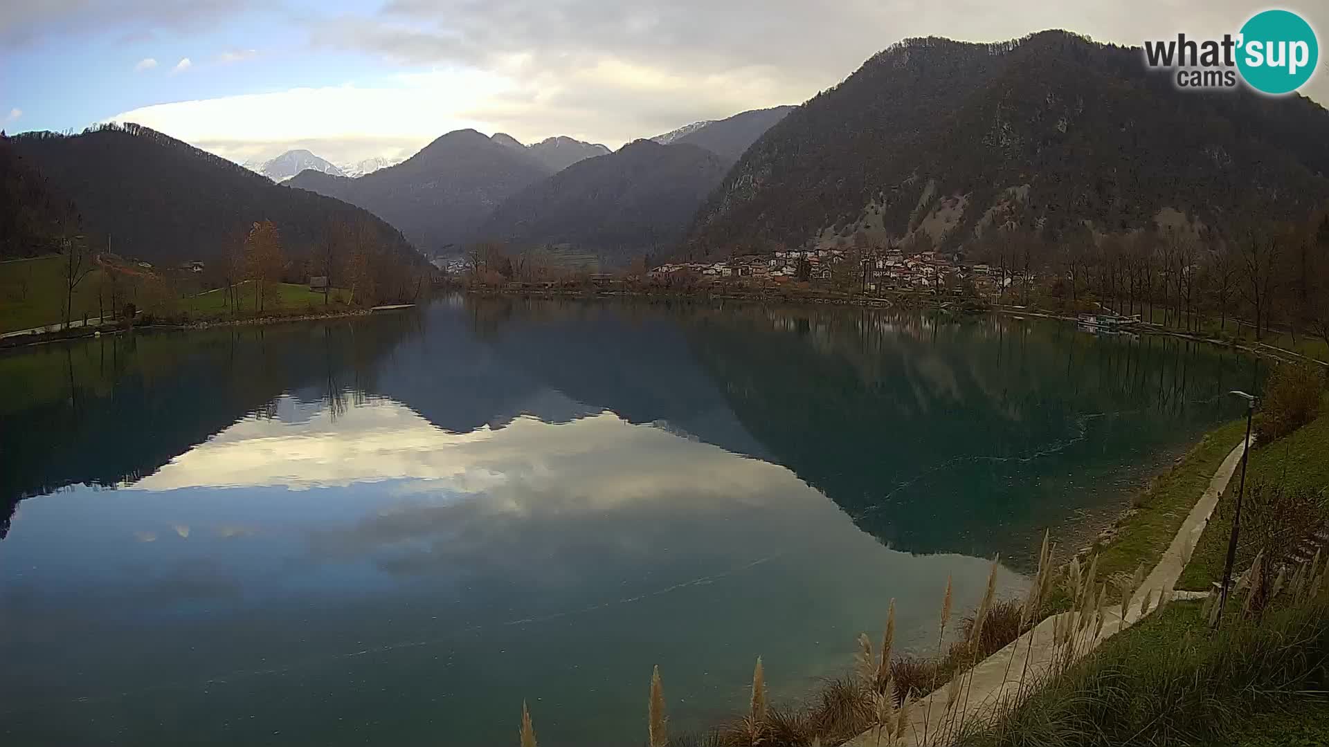 Most na Soči – Panorama del lago