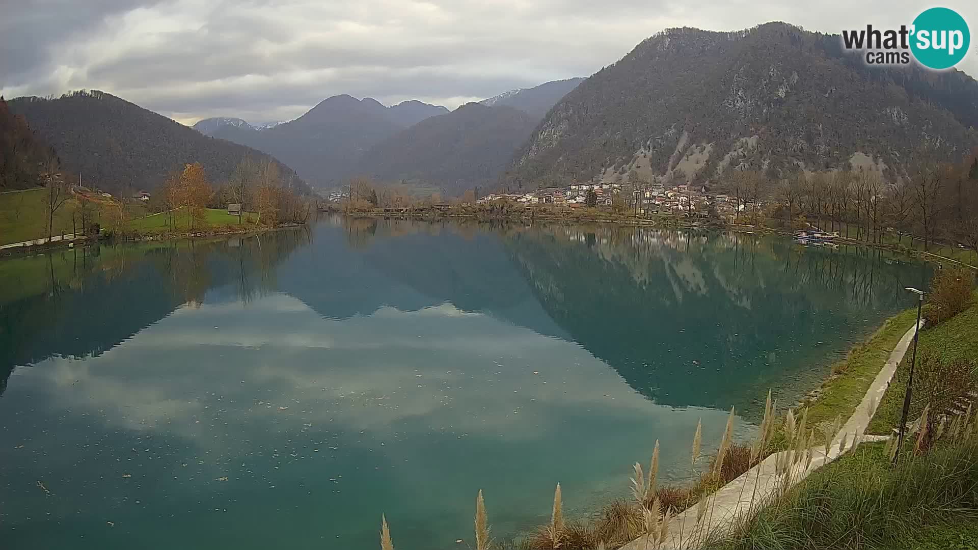 Most na Soči – Panorama del lago