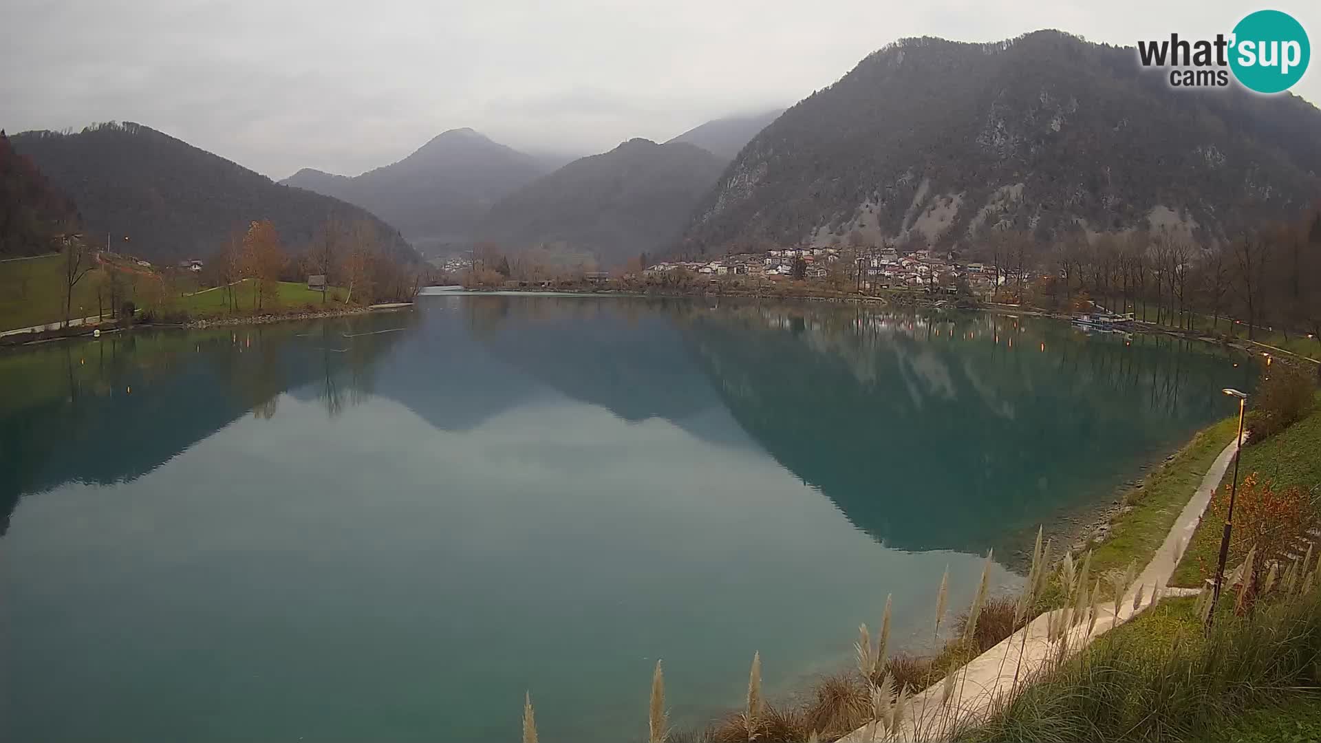 Most na Soči – Pogled na jezero