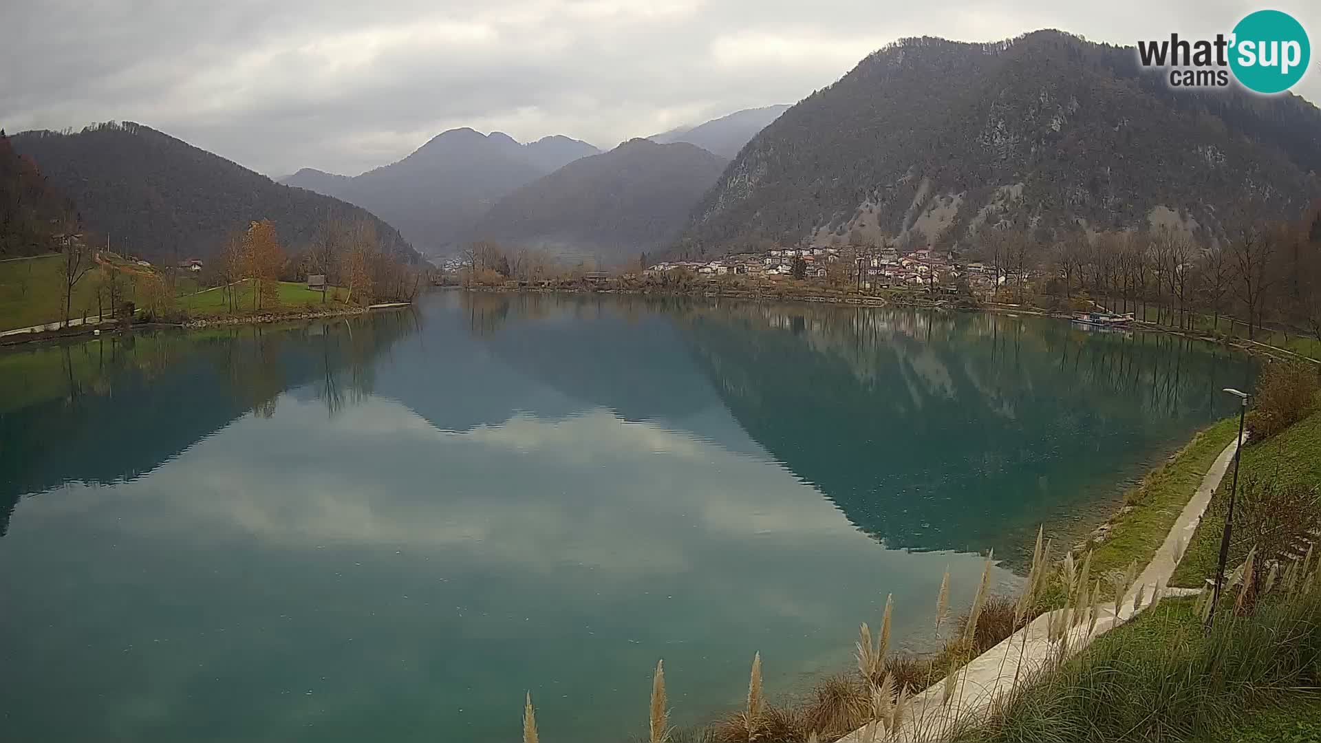 Most na Soči – Pogled na jezero