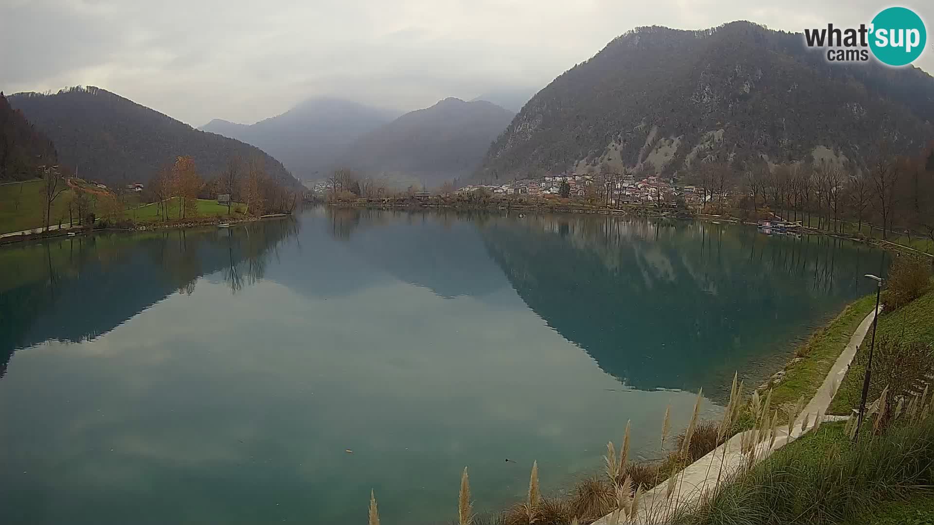 Most na Soči – Pogled na jezero