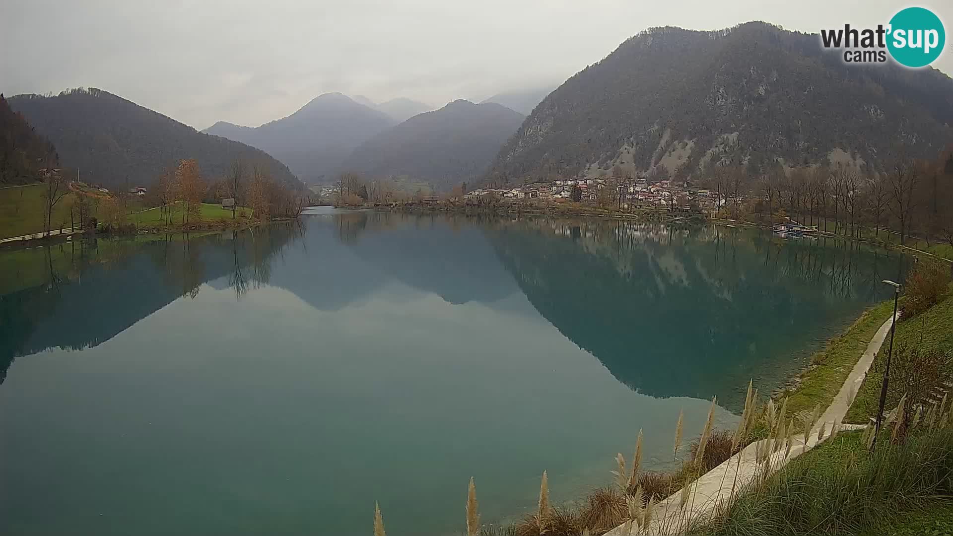 Most na Soči – Panorama del lago