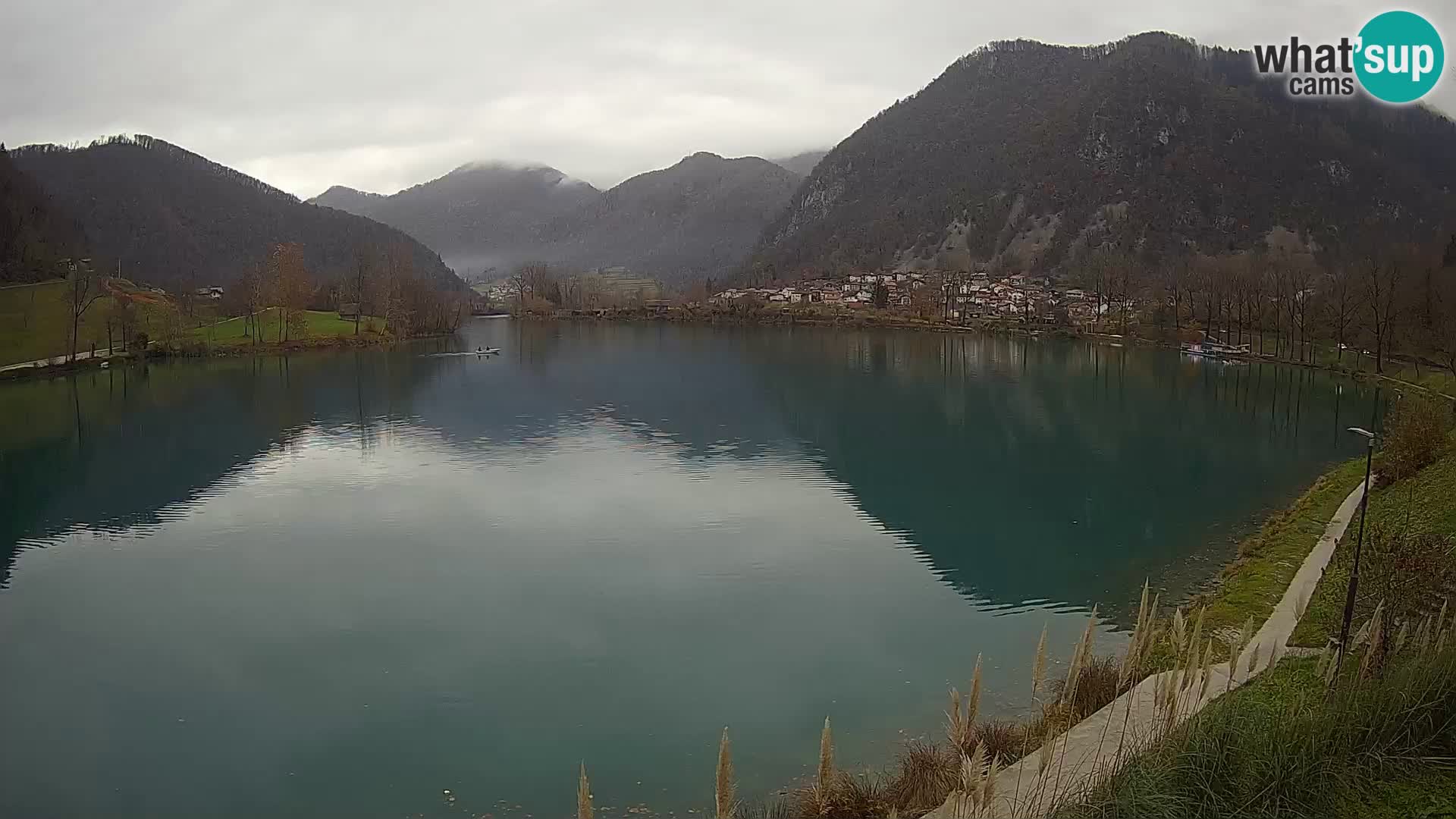 Most na Soči – Pogled na jezero