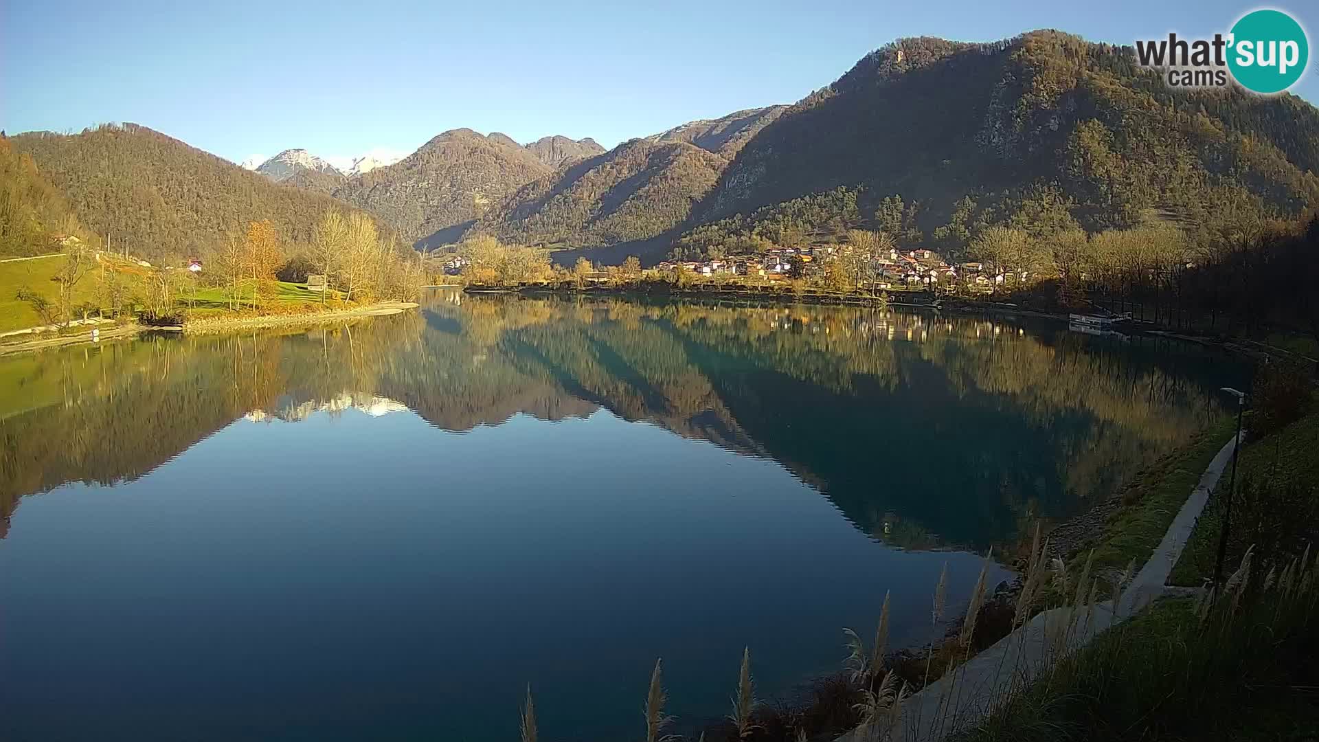 LIVEcam Most na Soči lago – Slovenia